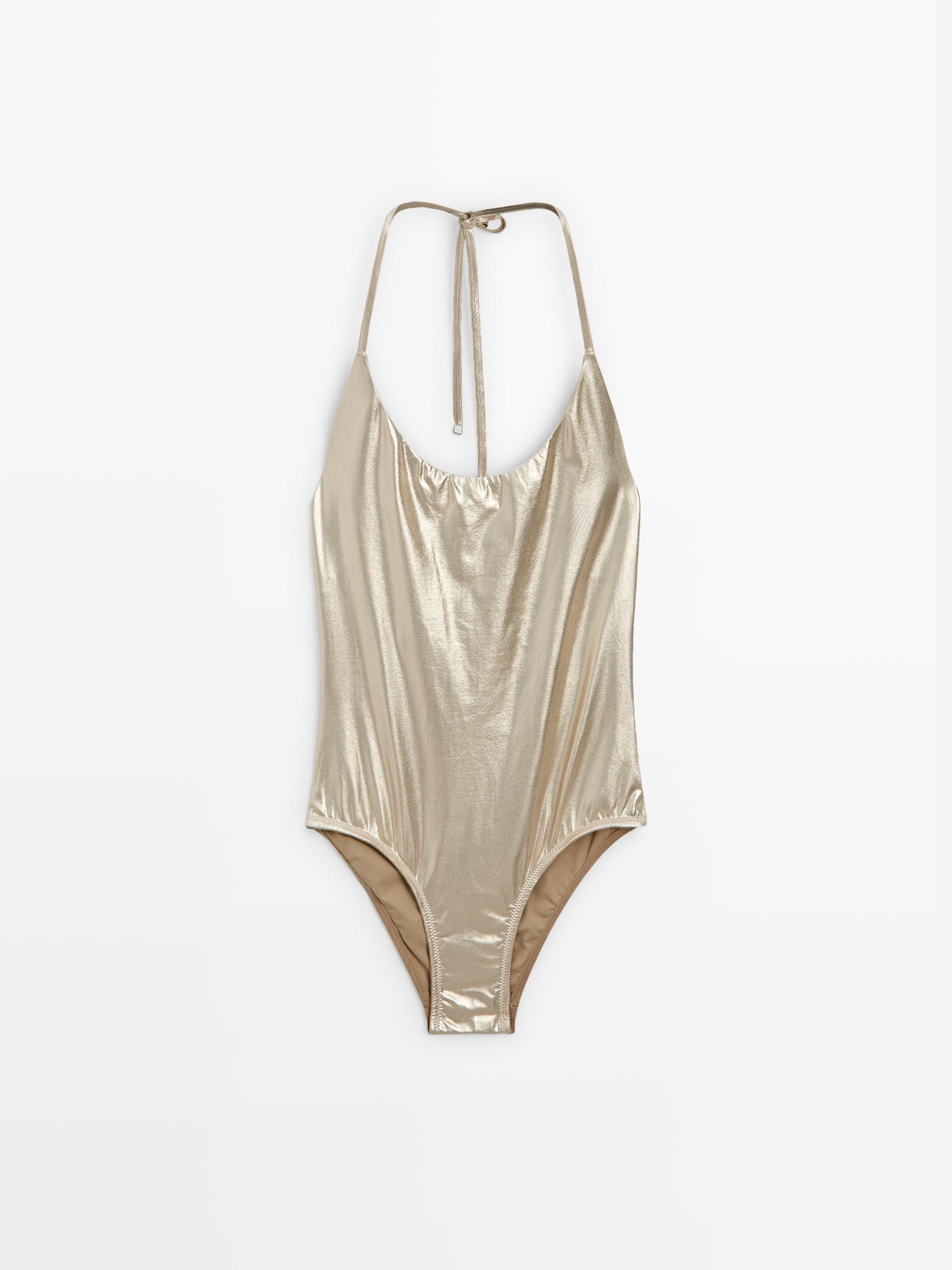 Metallic swimsuit — GOLD