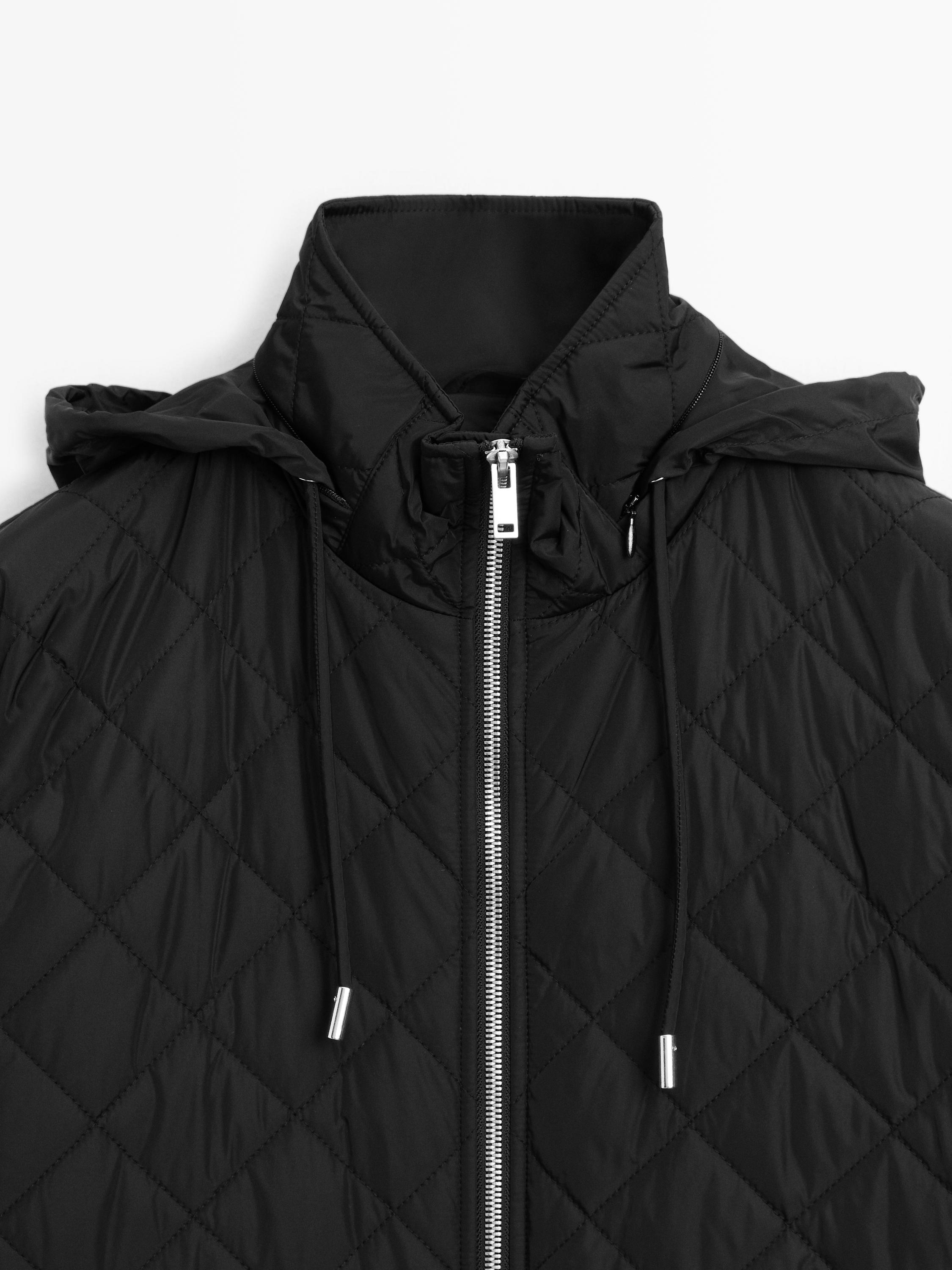 Parka larga acolchada oversize water repellent
