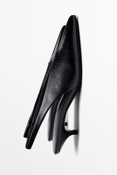 Slingback heels — BLACK 4
