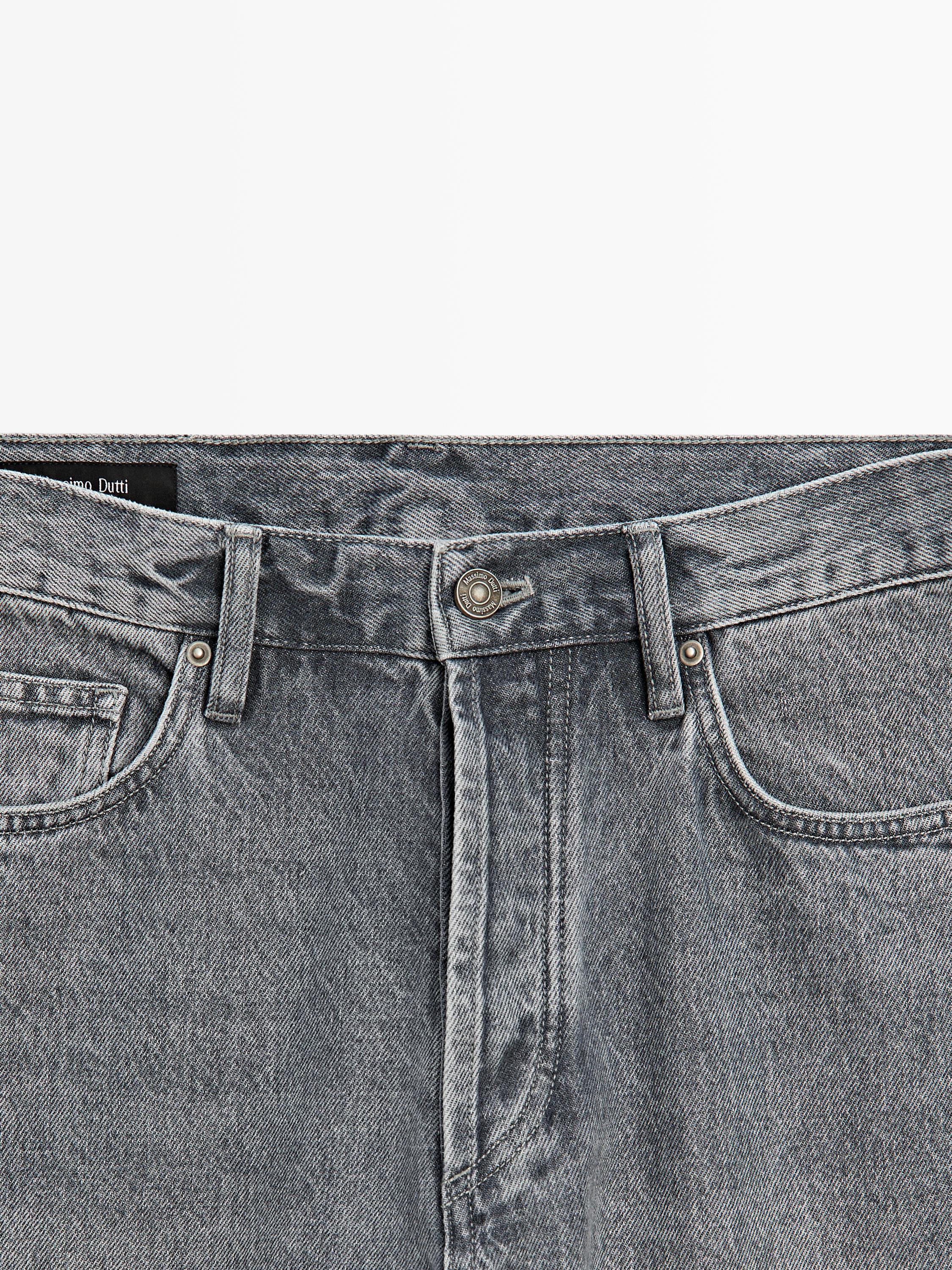 Straight-leg jeans — BLUISH GREY