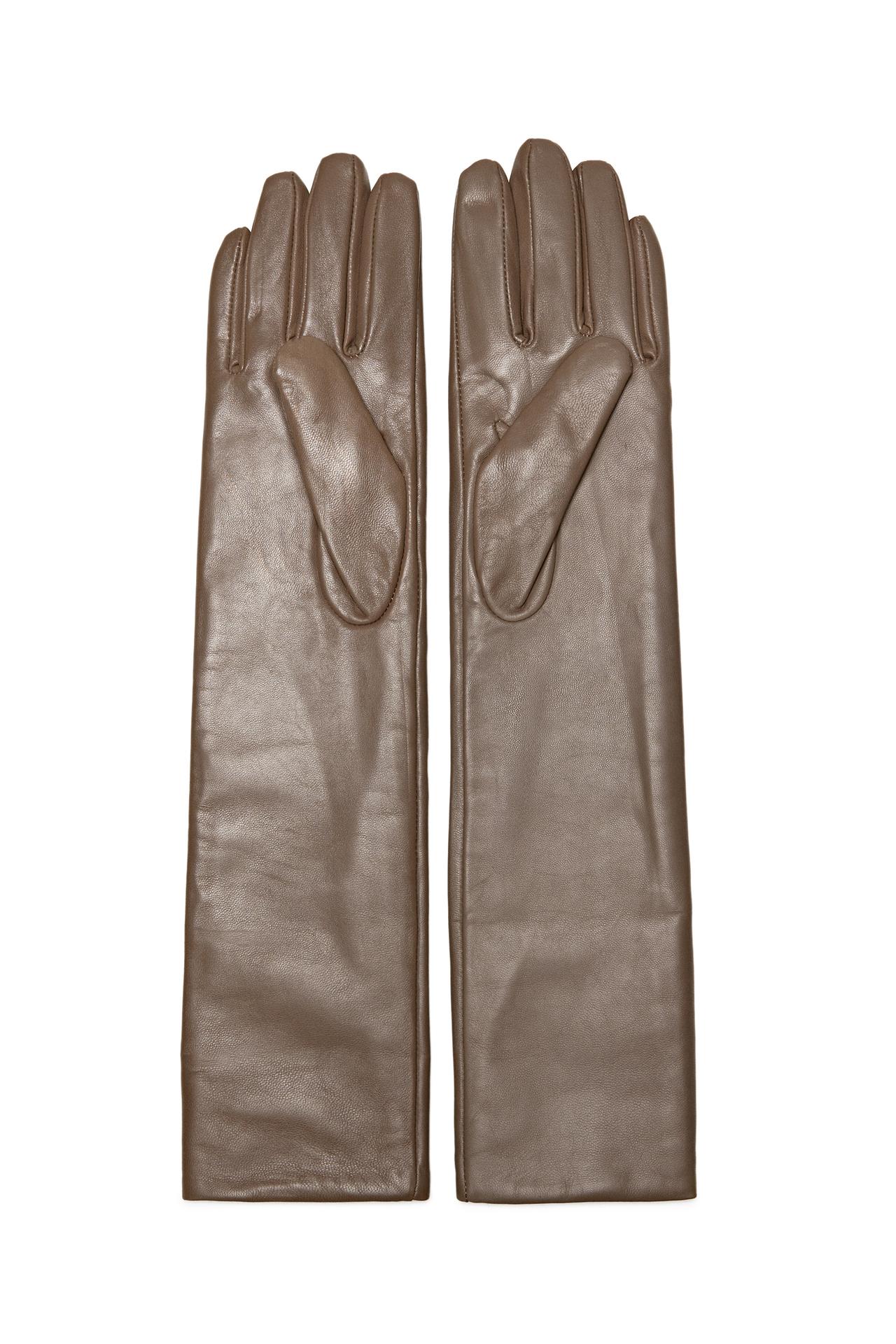 Long nappa leather gloves - LIMITED EDITION — BEIGE