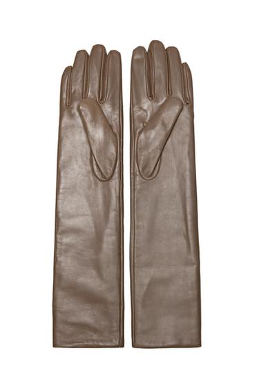 Long nappa leather gloves - LIMITED EDITION — BEIGE 6