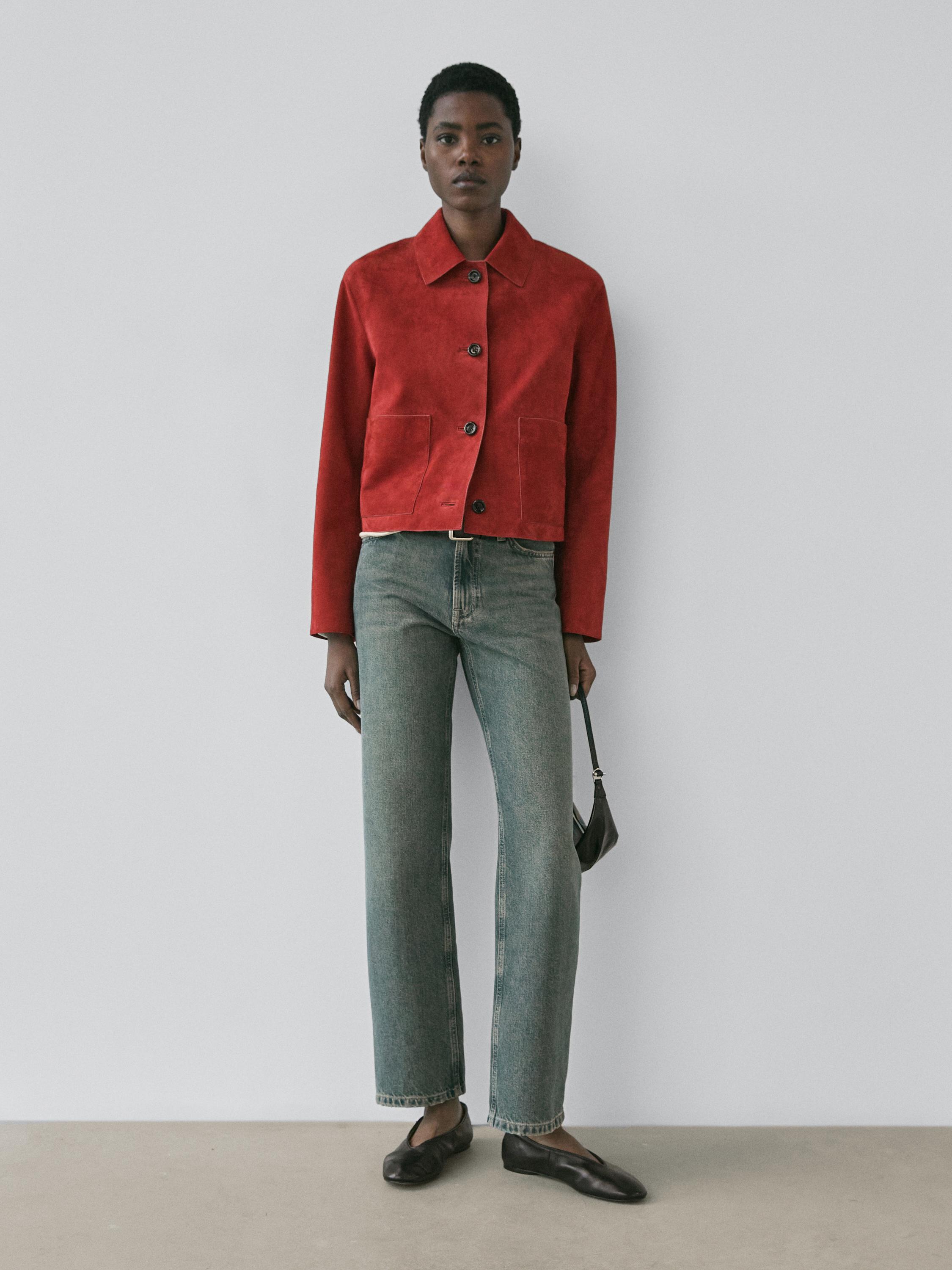 Women's Leather Jackets - Massimo Dutti - US