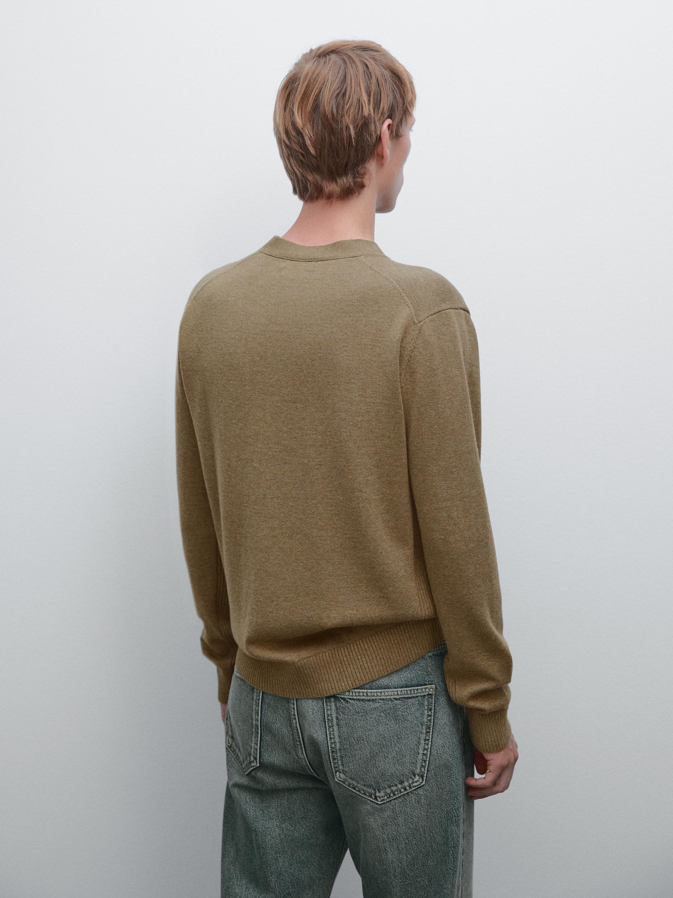 100% cotton knit cardigan