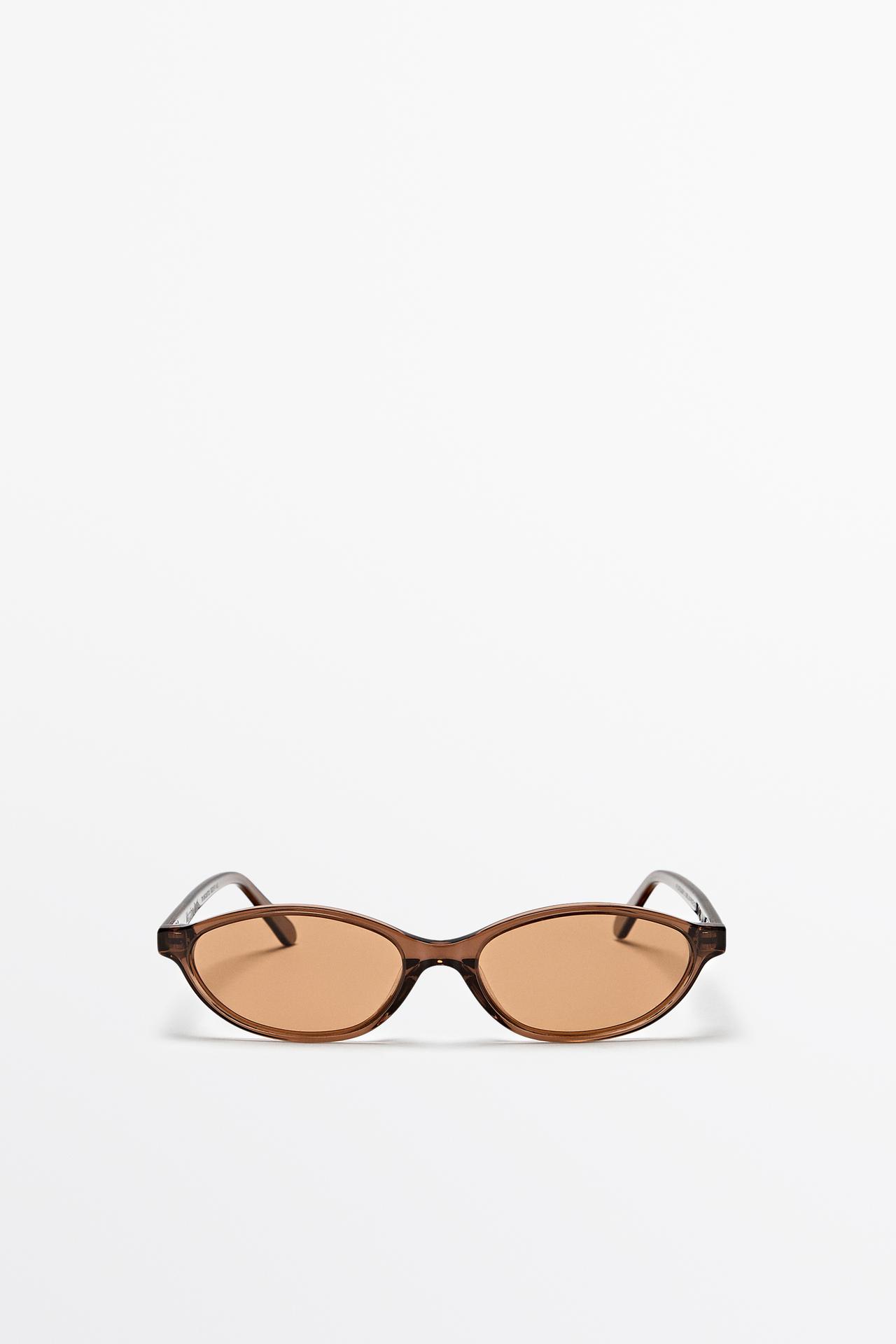 Oval sunglasses — Caramel