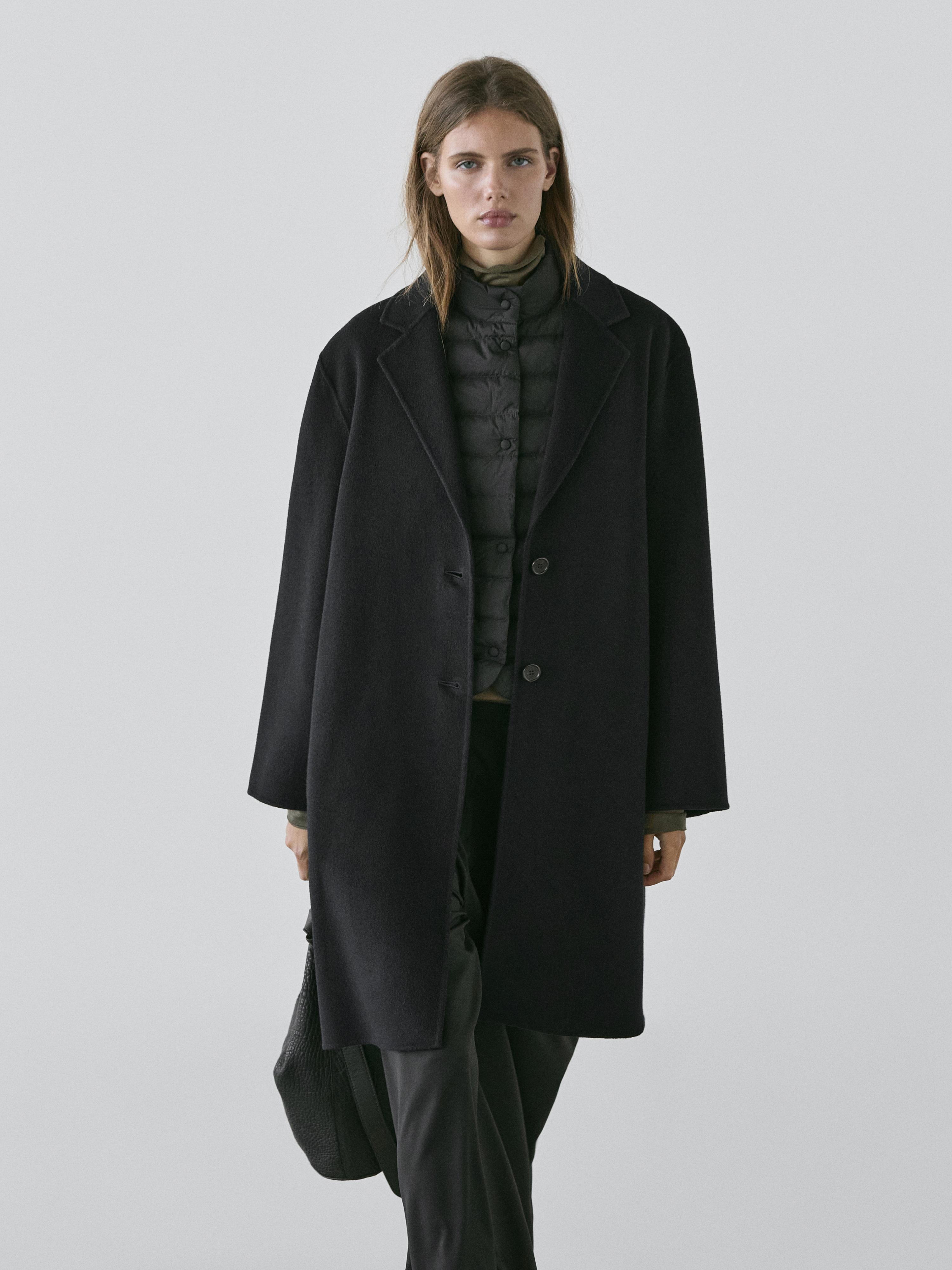 Quilted puffer gilet — BLACK