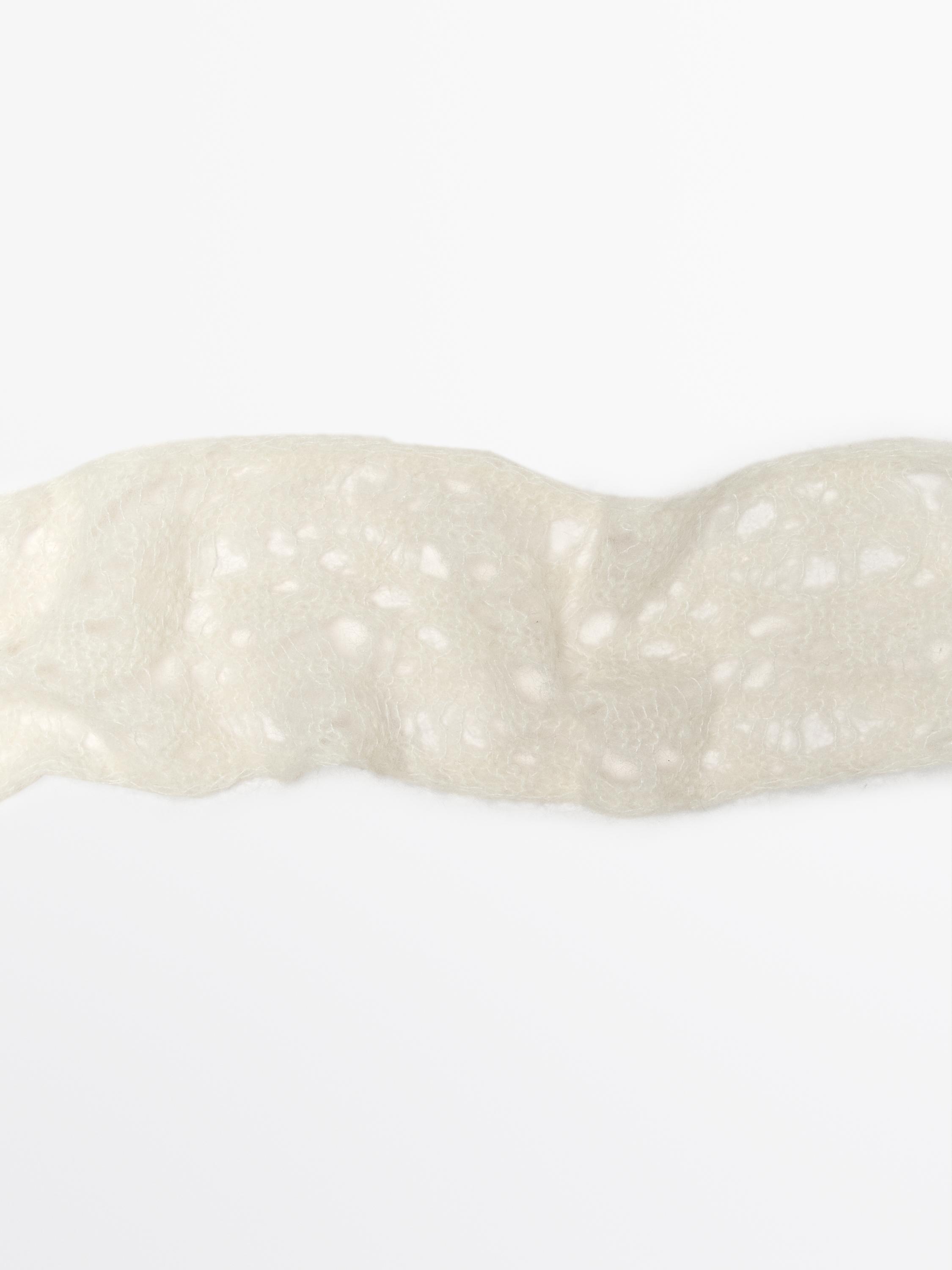 Corbata punto grueso mezcla alpaca