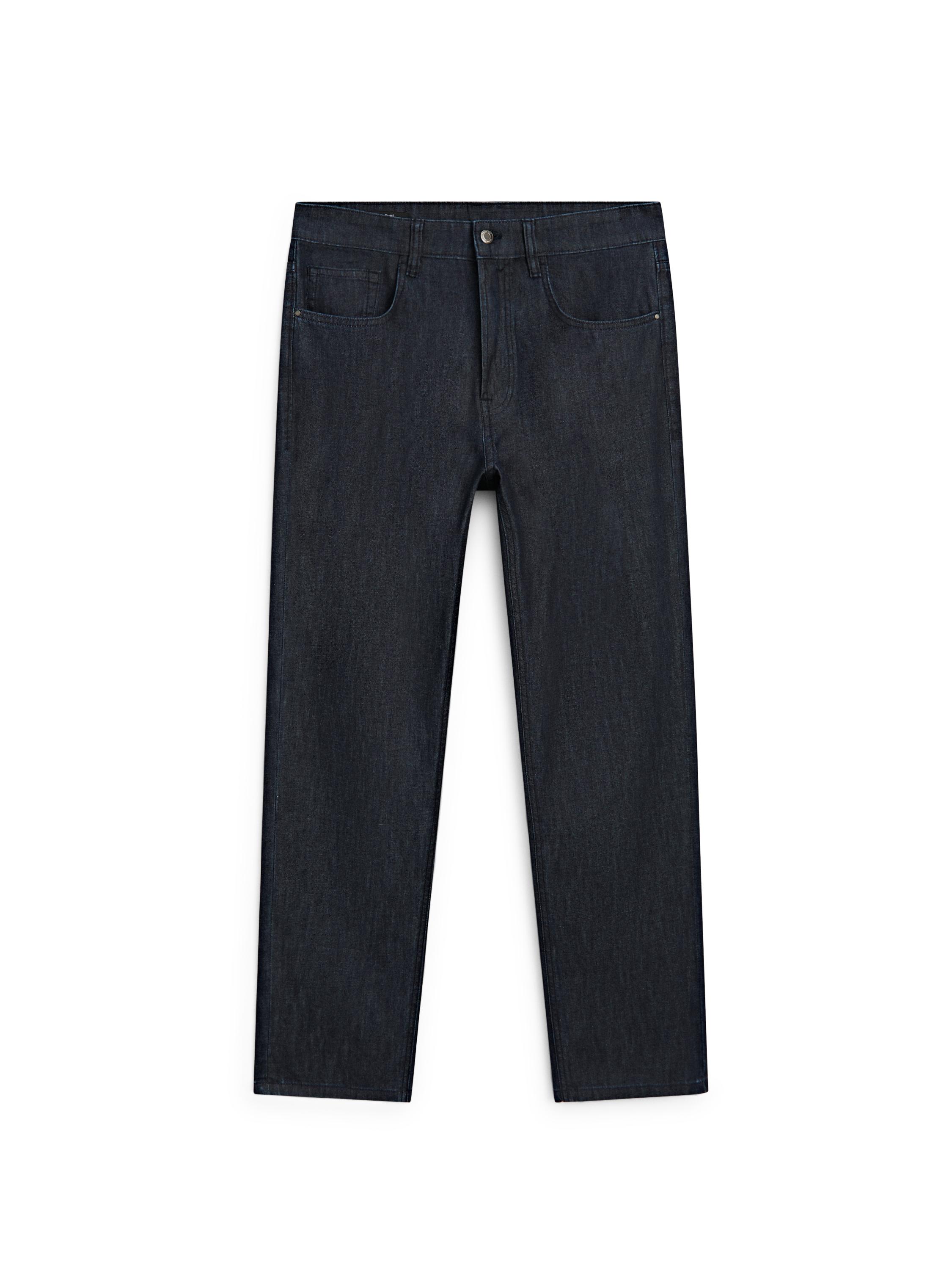 Lightweight tapered fit jeans — NAVY BLUE