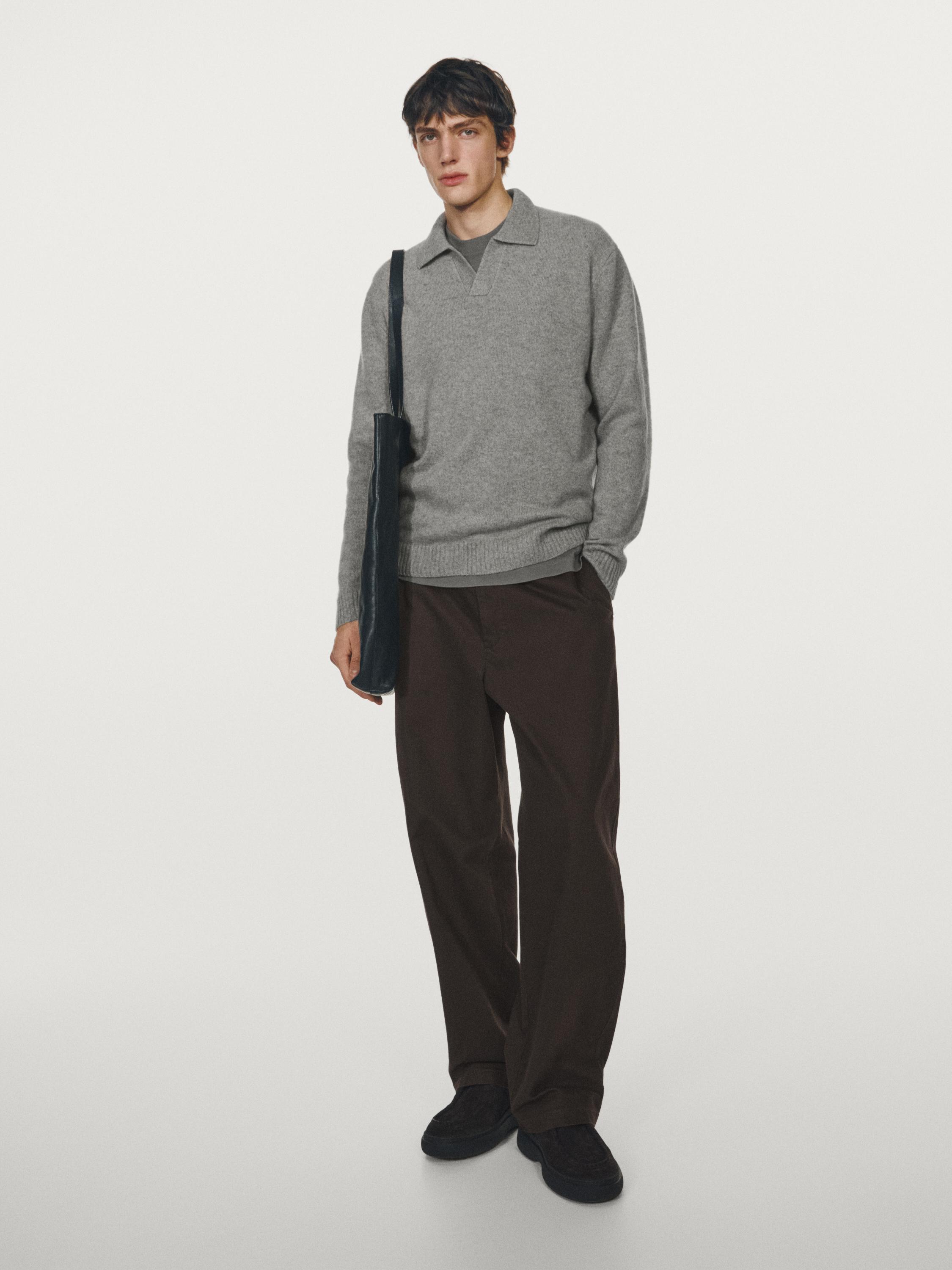 Pantalon large 100 % coton