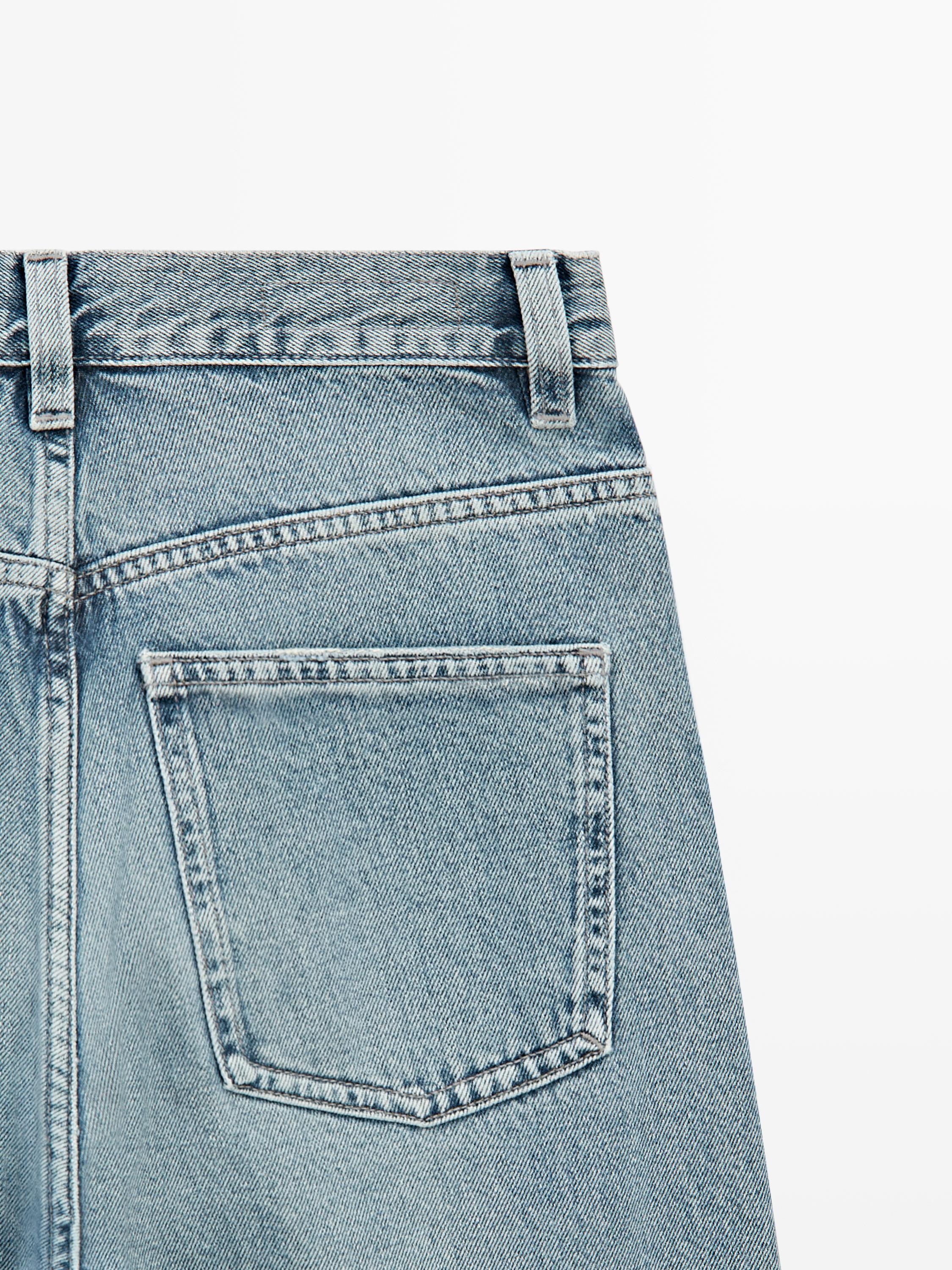 High-waist flare fit jeans — Light Blue