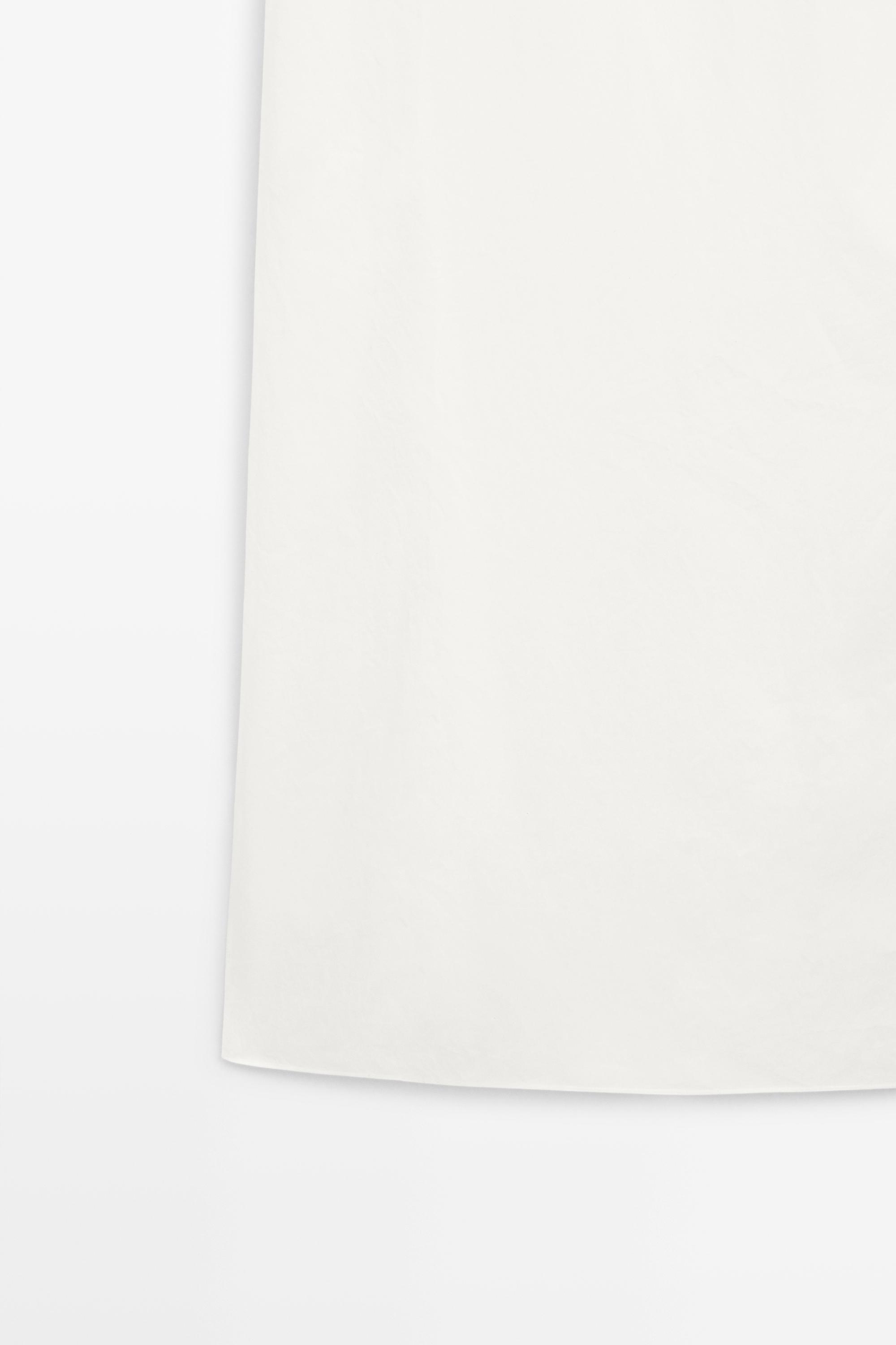Asymmetric Dress - STUDIO — WHITE