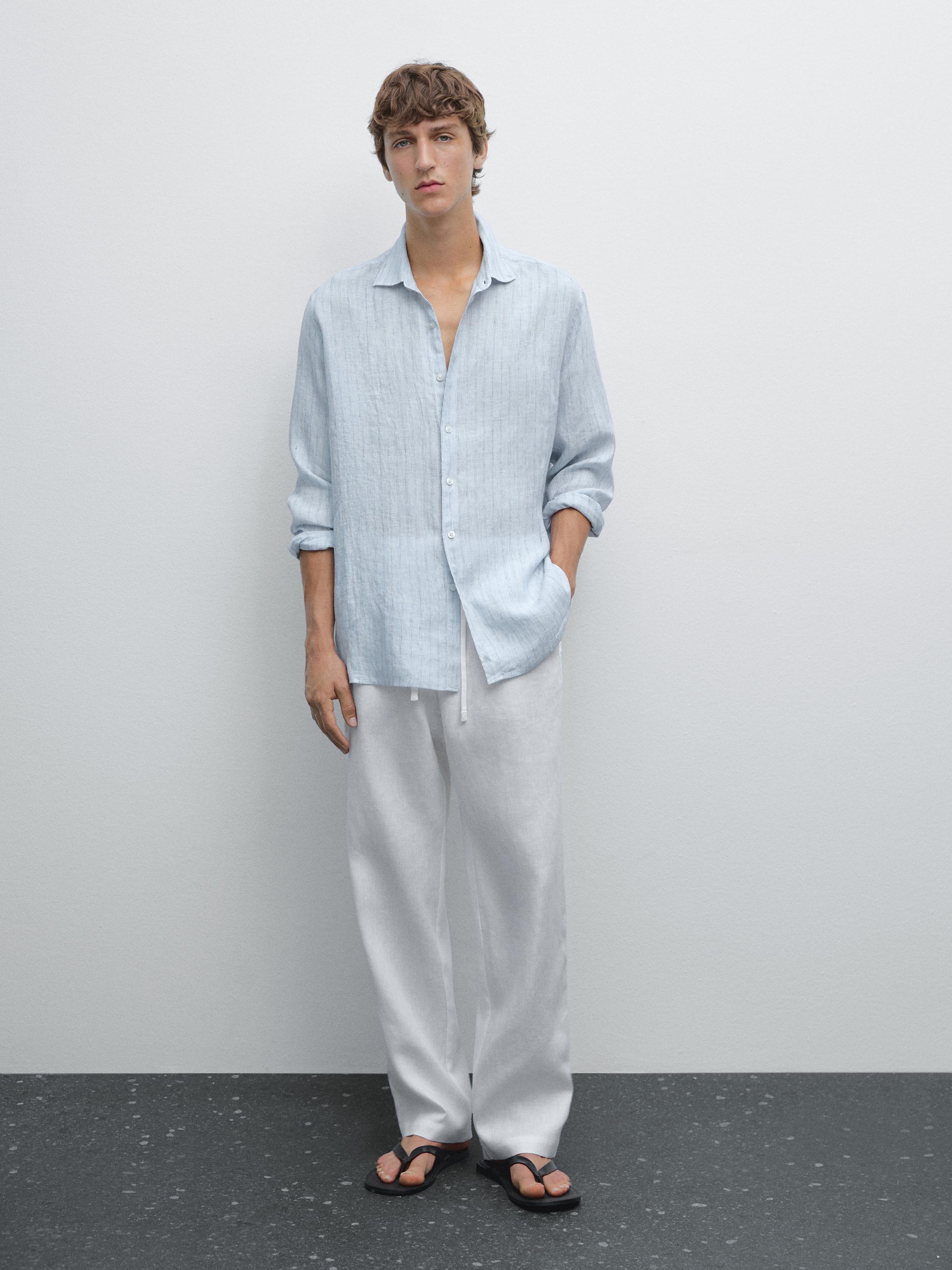 Camisa rayas regular fit