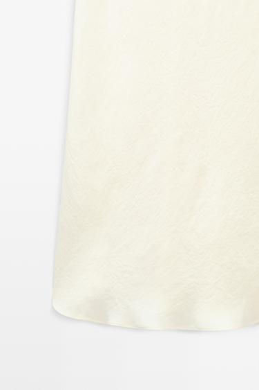 Satin midi dress — SAND BROWN 7