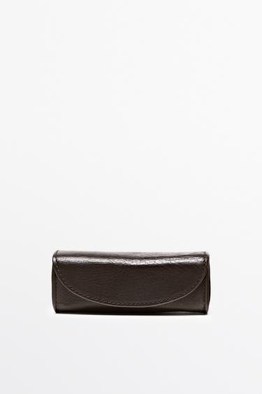 Nappa leather ring case — BROWN 1