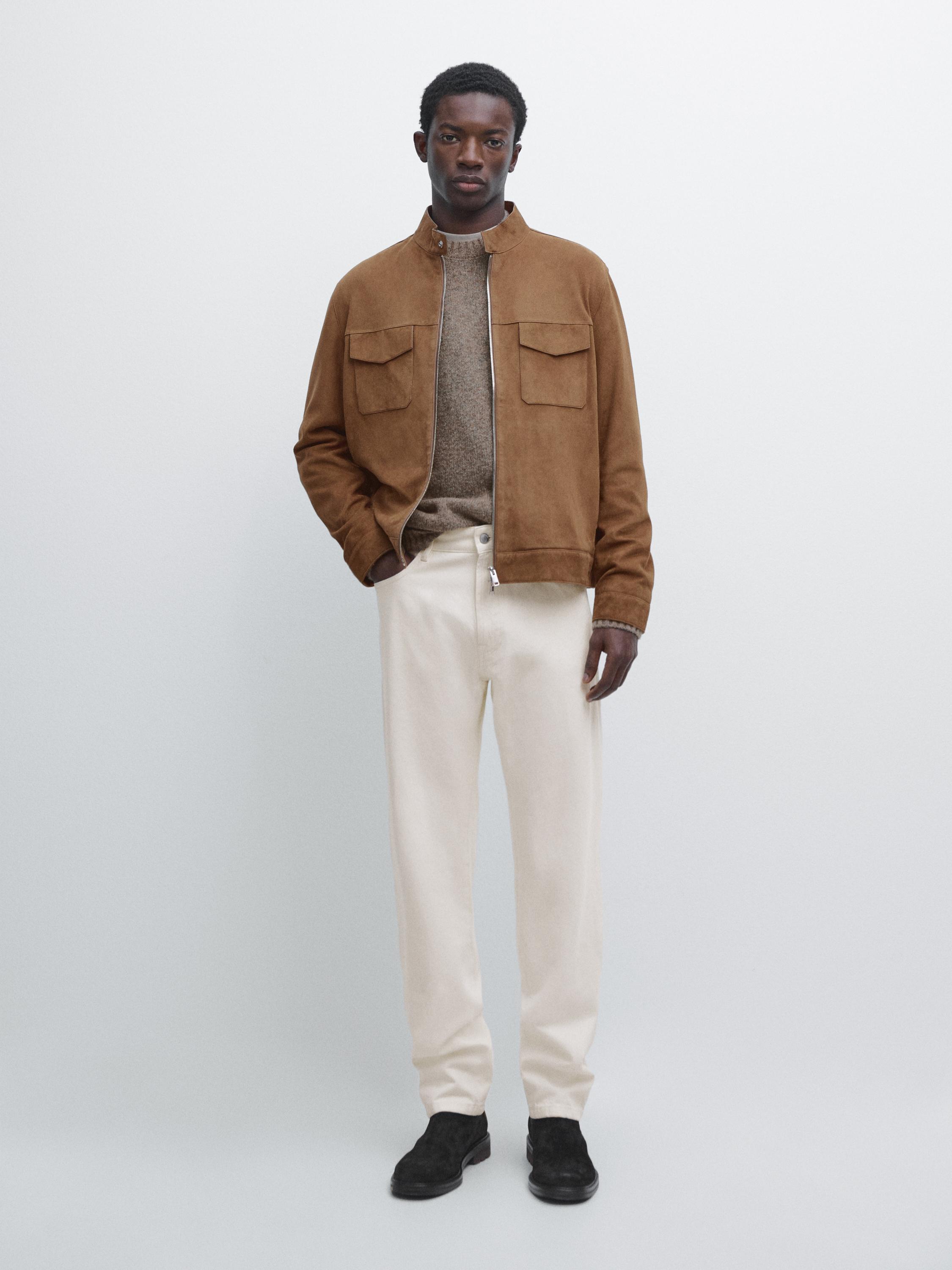 Suede leather jacket — OCHRE