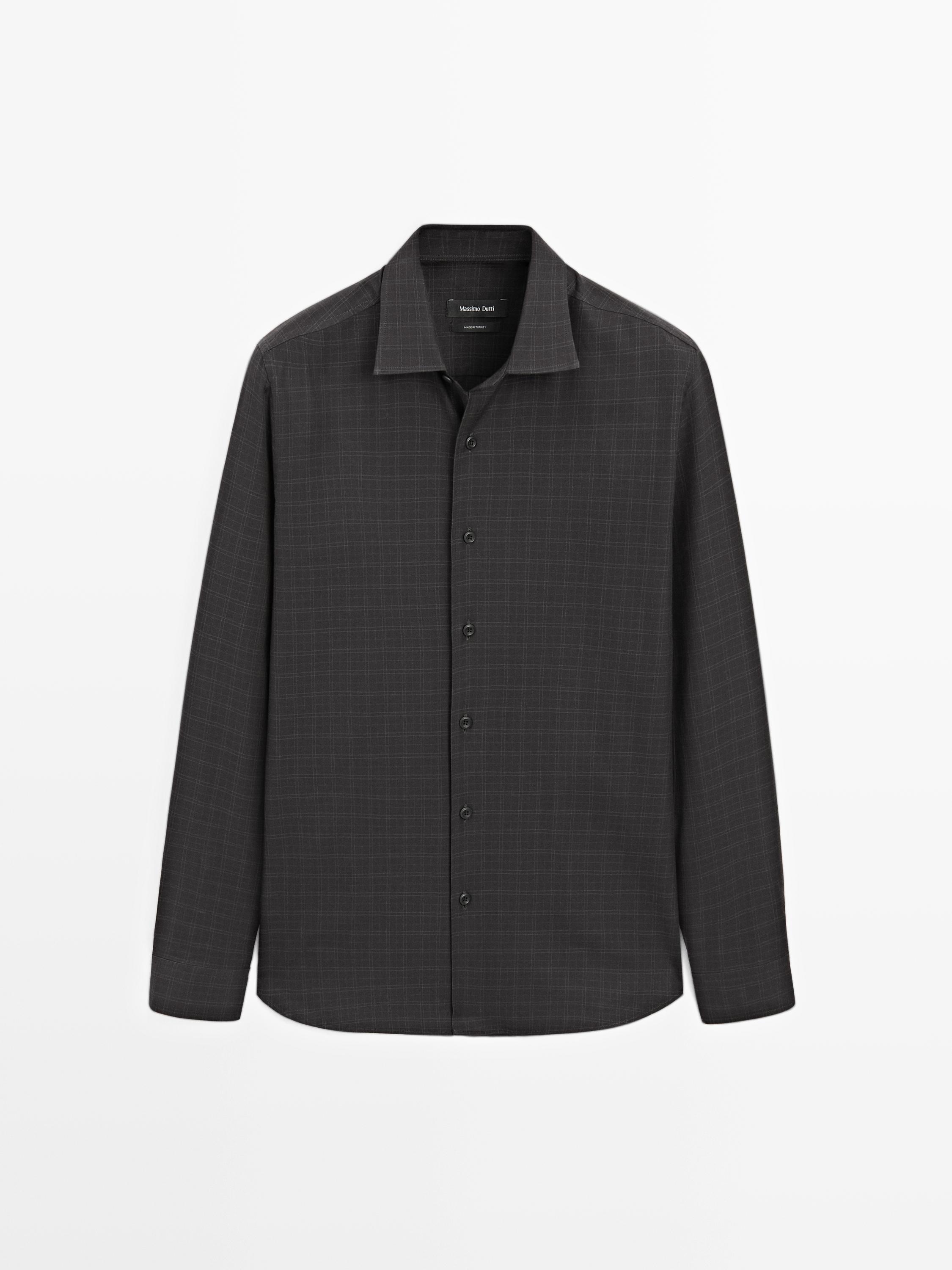 Regular fit check shirt