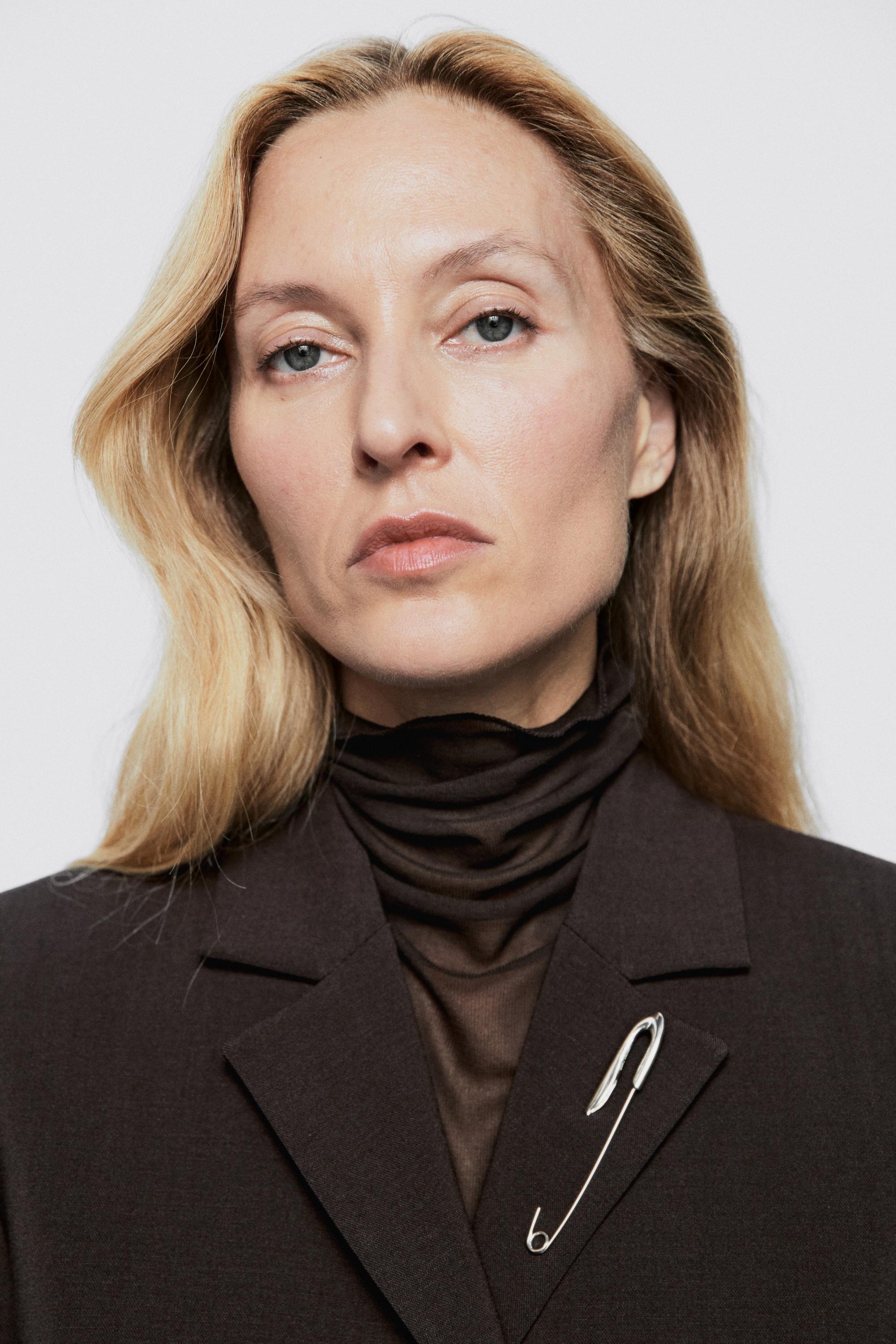 Safety pin brooch - LIMITED EDITION · Silver · Jewelry | Massimo Dutti
