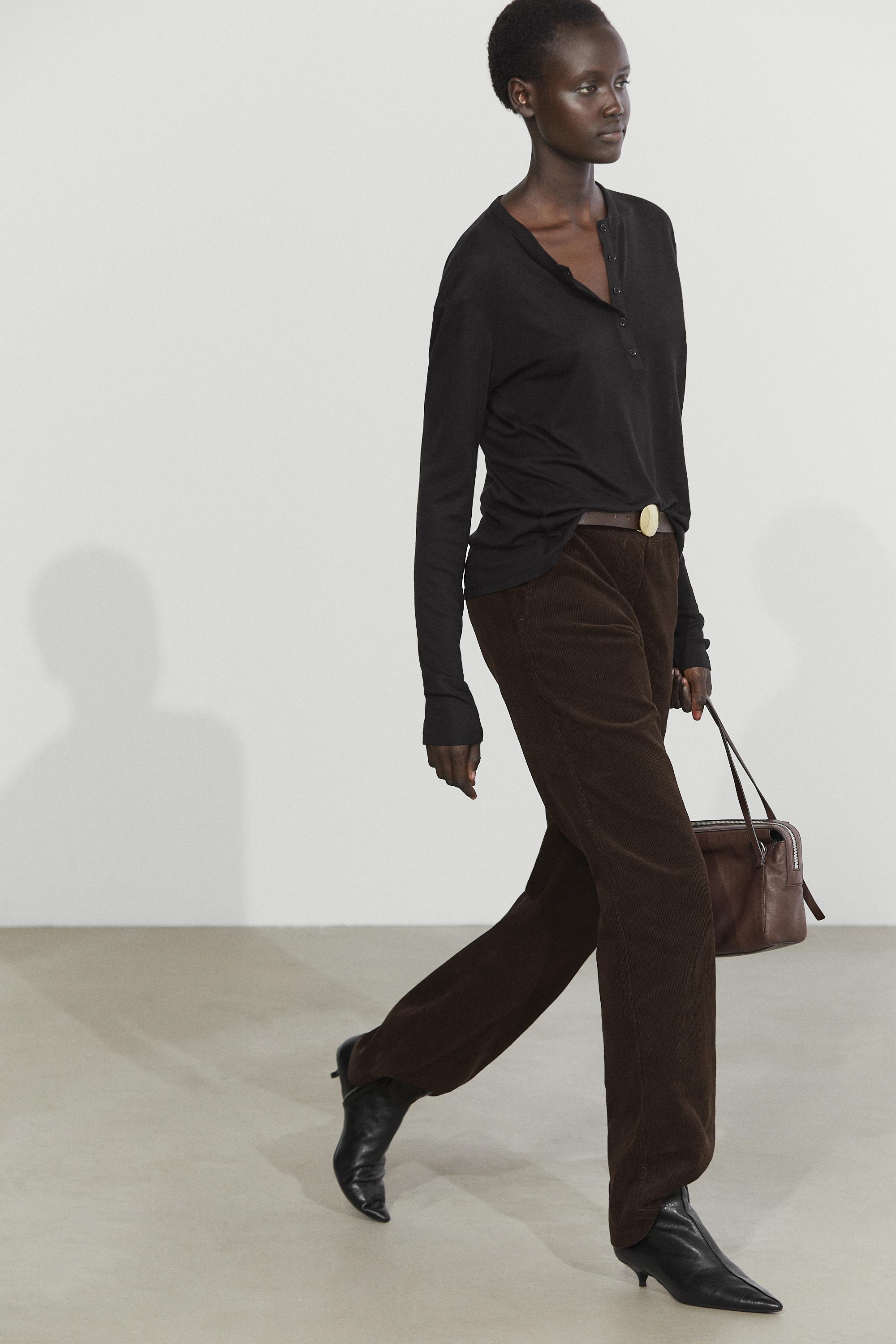 Massimo Dutti Düğmeli yaka t-shirt
