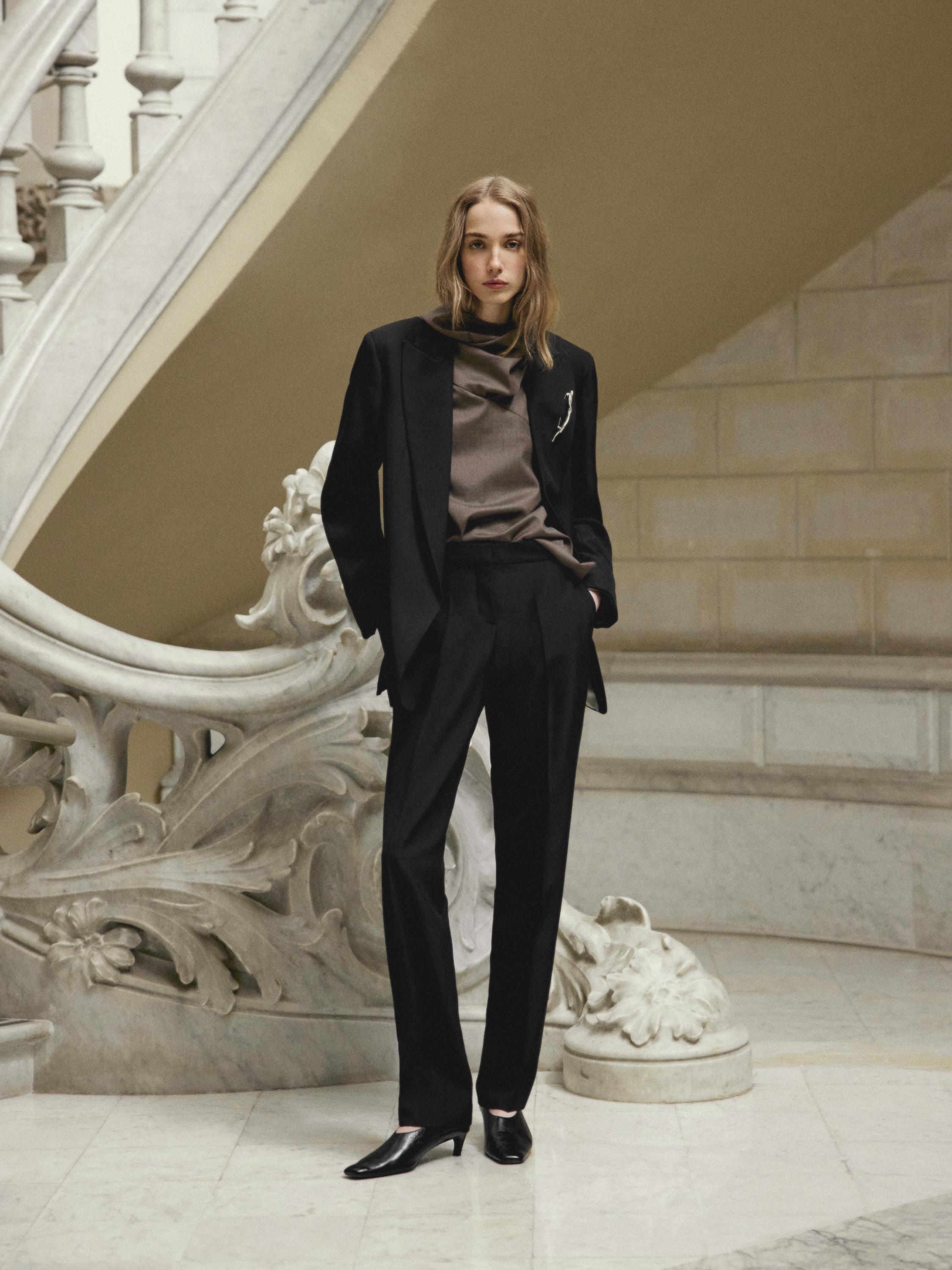 Veste de tailleur en crêpe