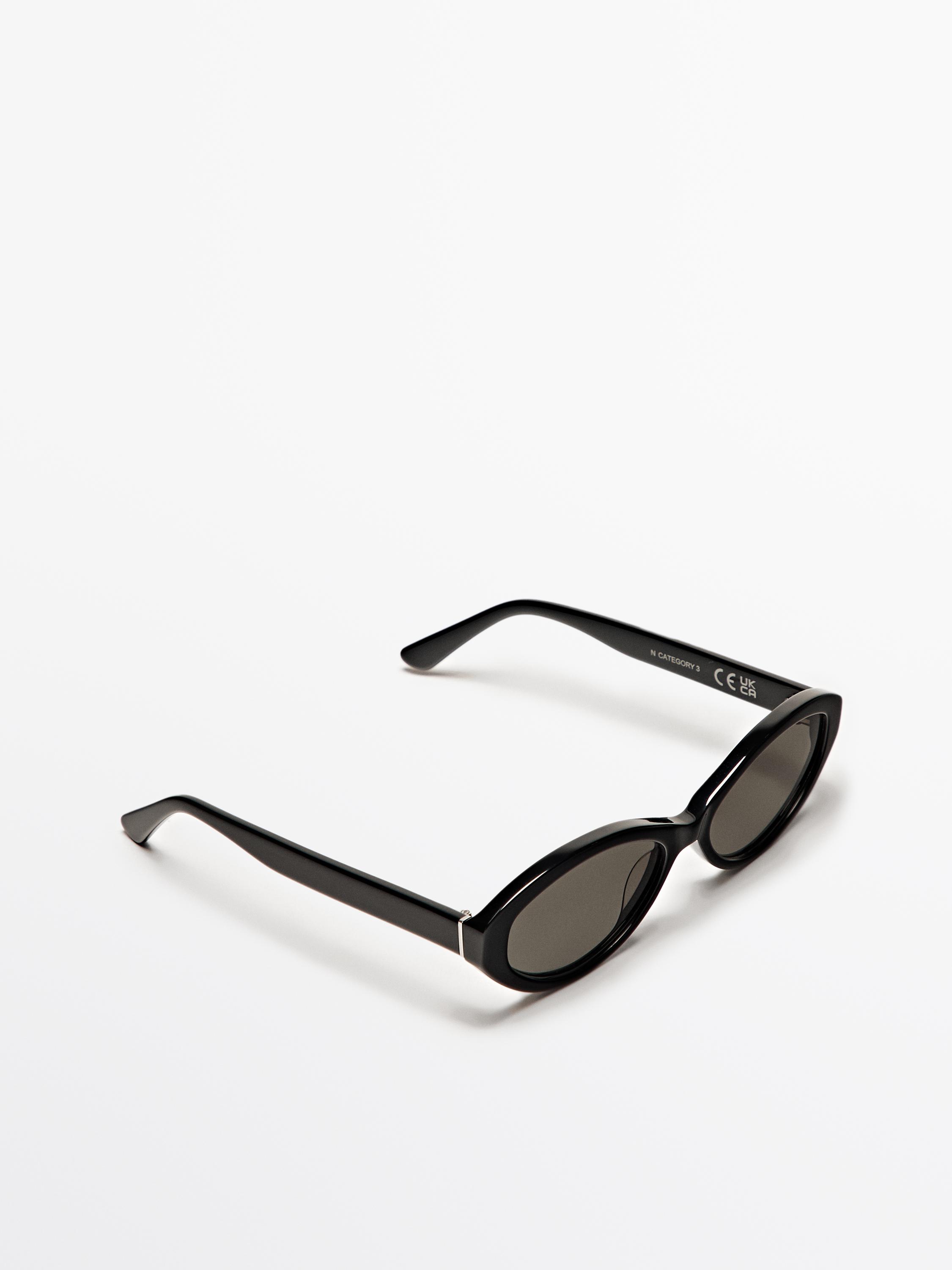 Gafas de sol pequeña ovalada