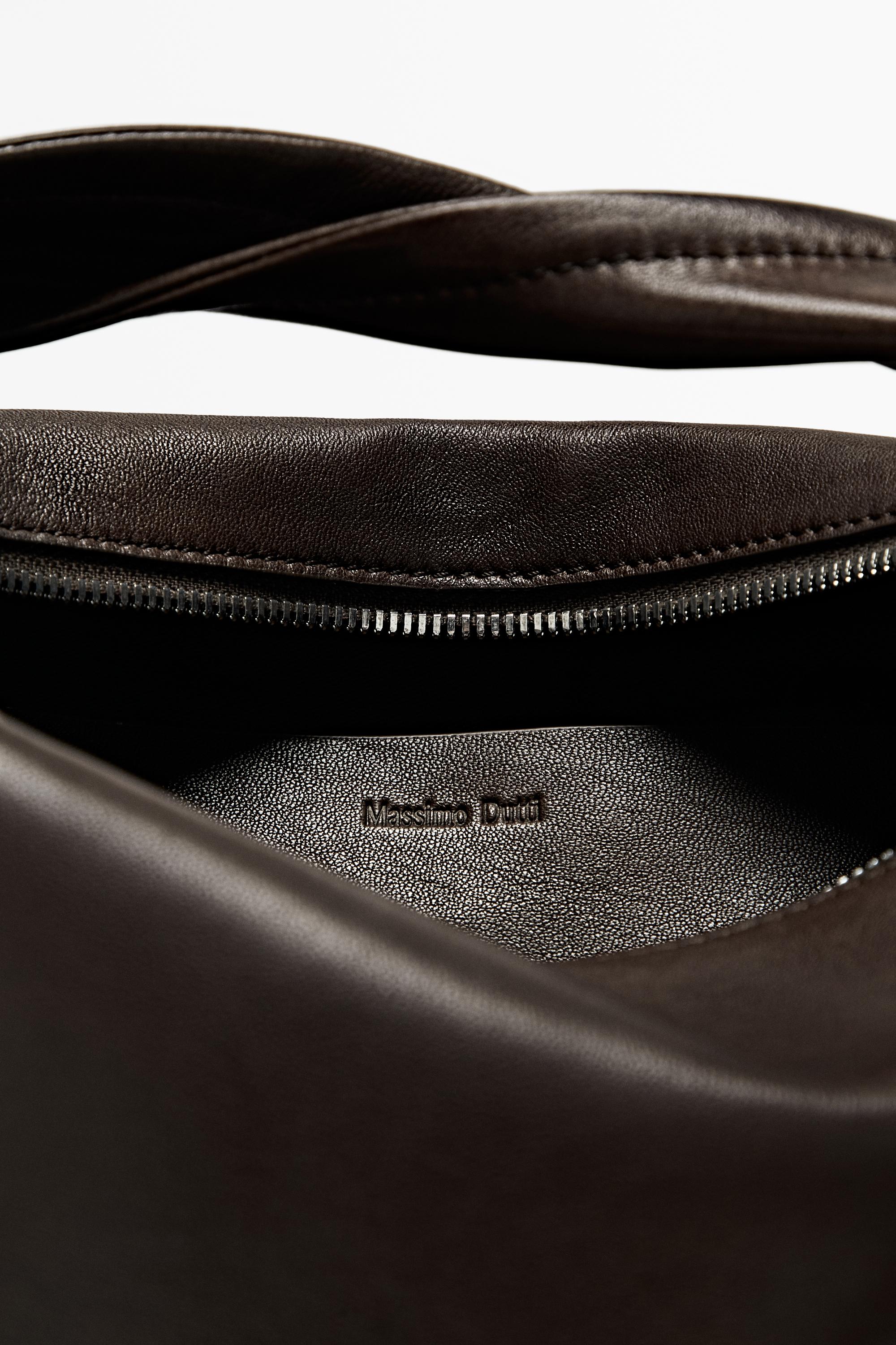 Nappa leather crossbody bag — LEATHER