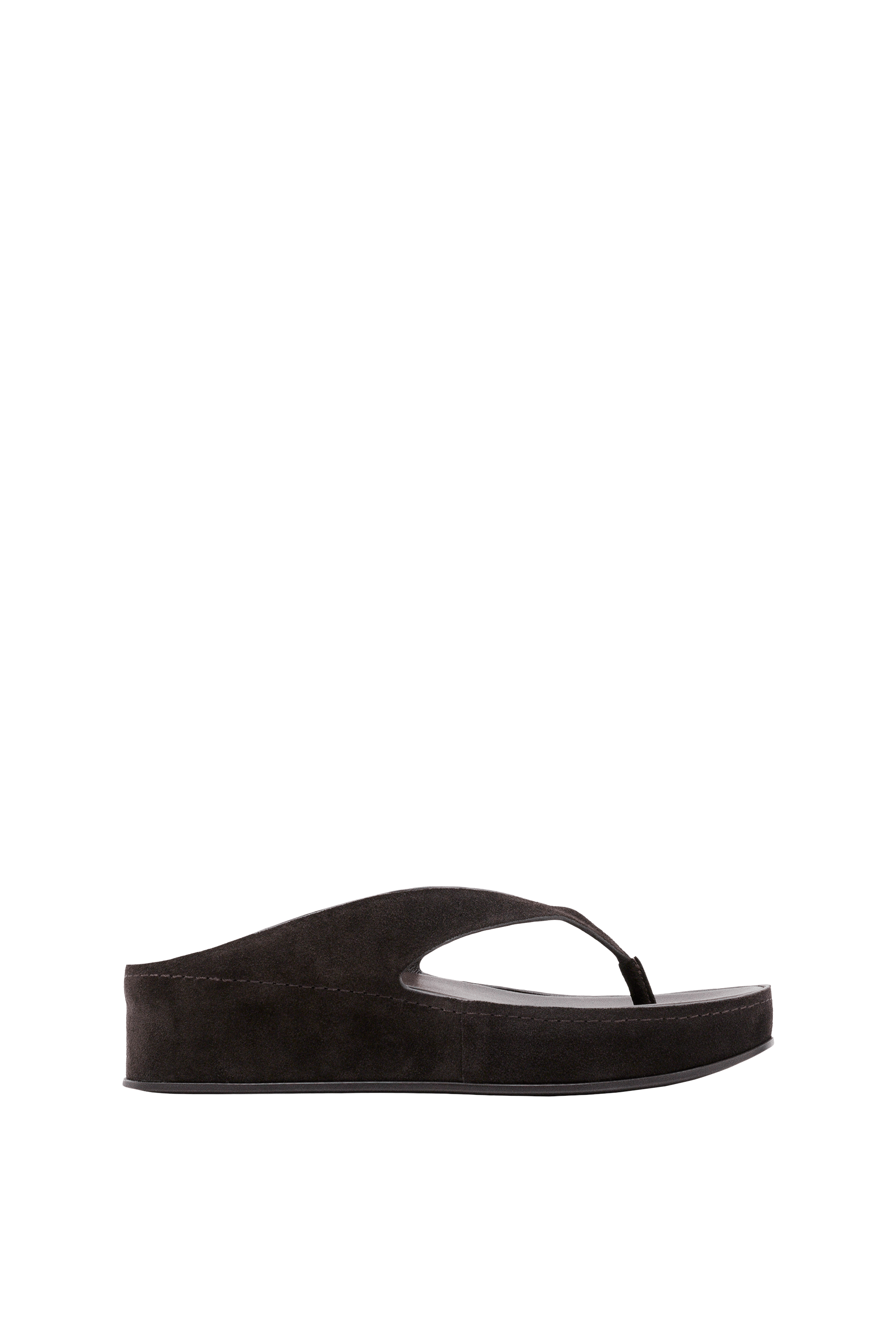 Massimo Dutti Deri platform sandalet görsel 3