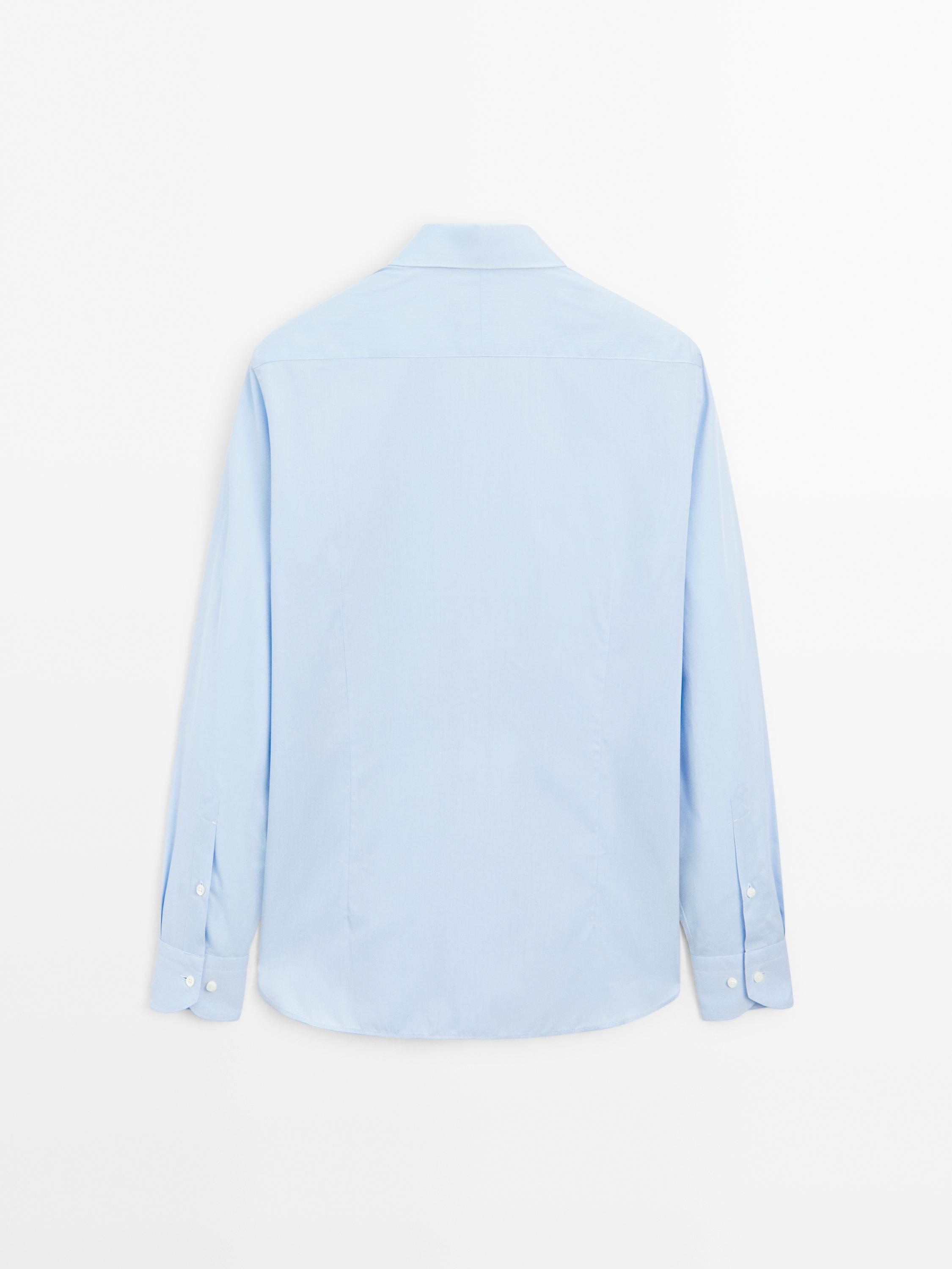 Camicia a righe sottili slim fit