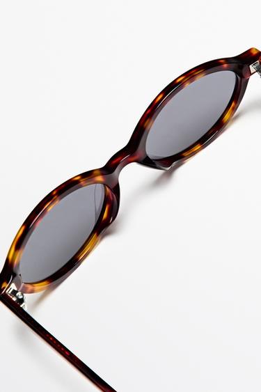 Oval sunglasses — BROWN 4