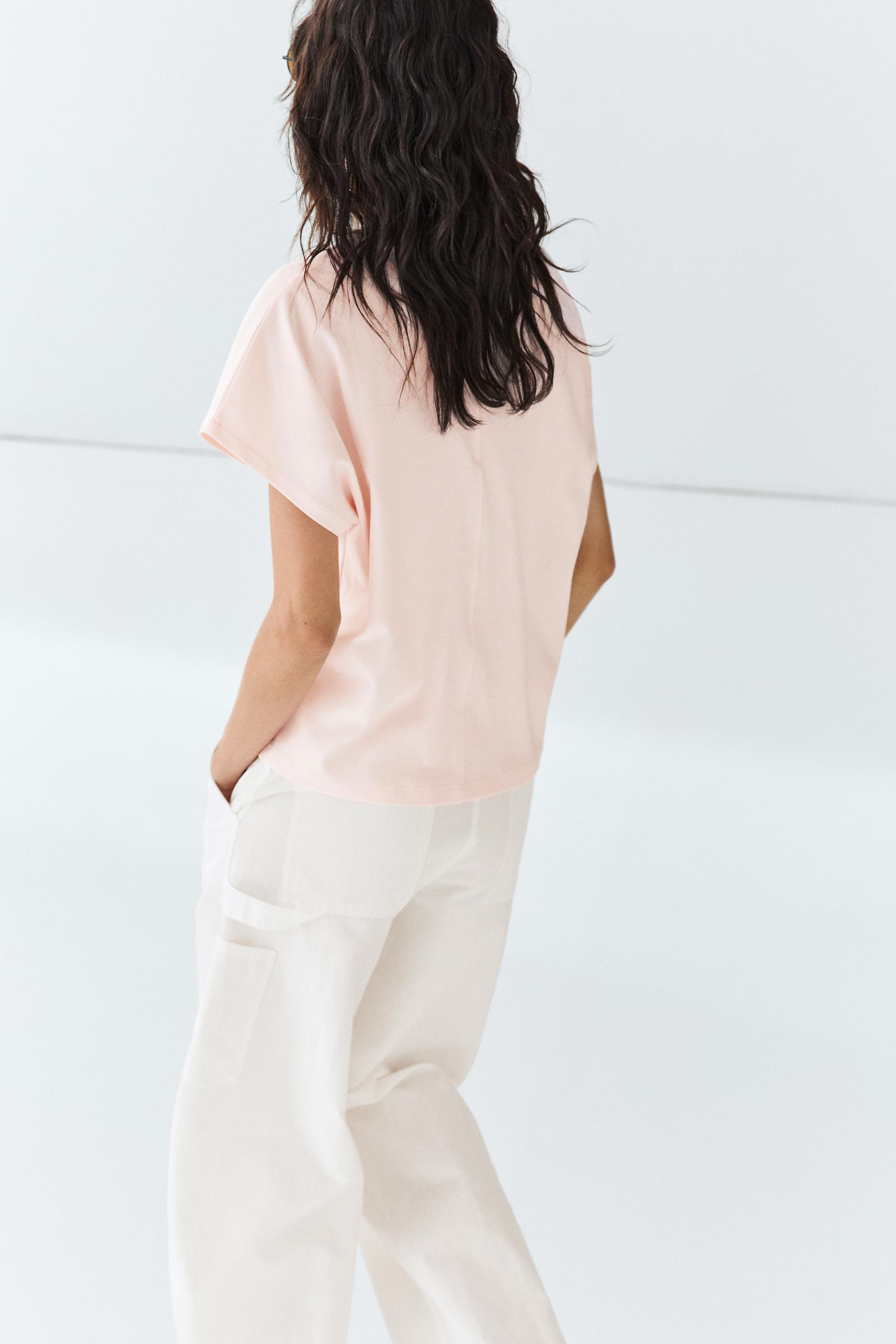 100% Cotton Short Sleeve T-Shirt — PINK