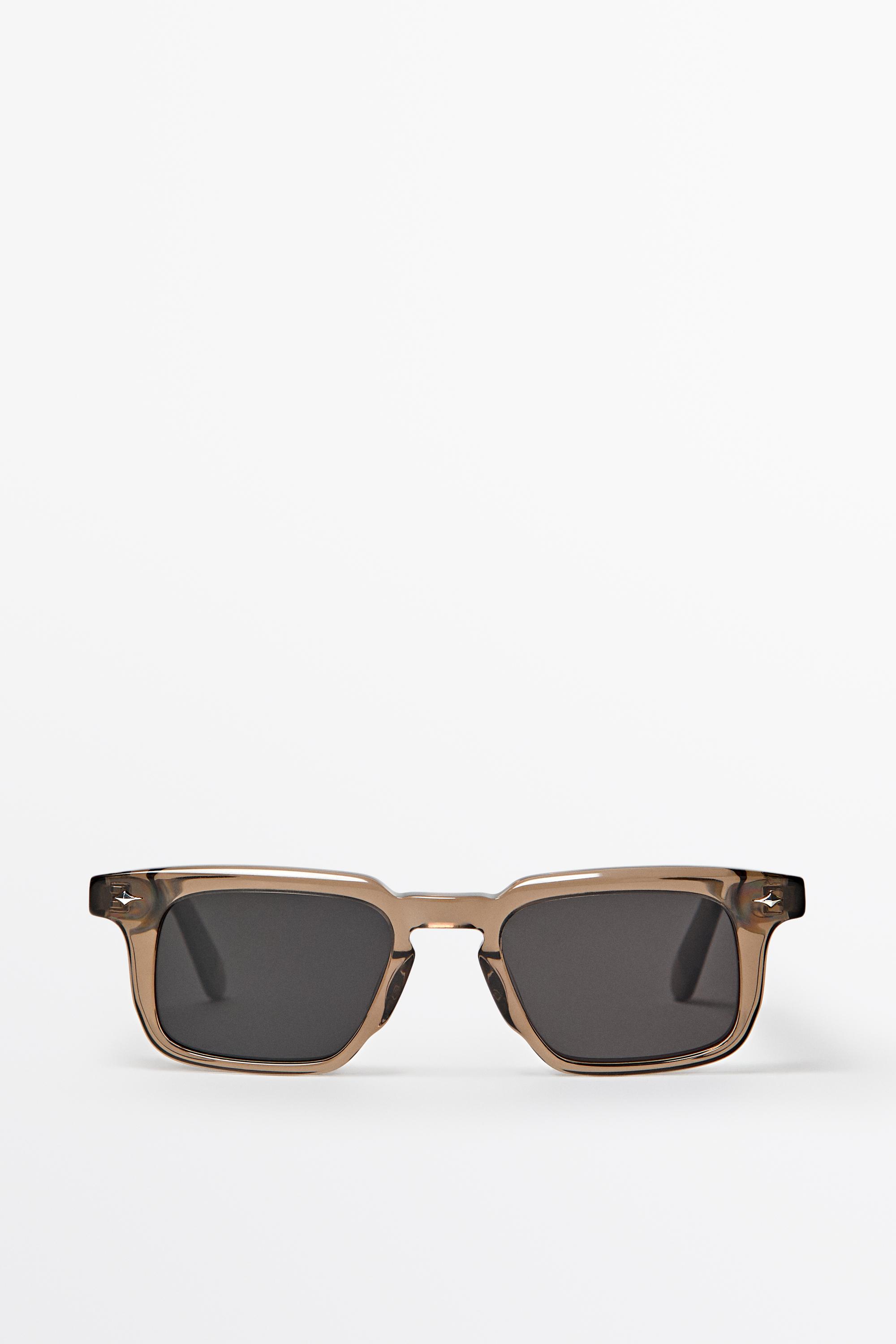 Narrow rectangular sunglasses