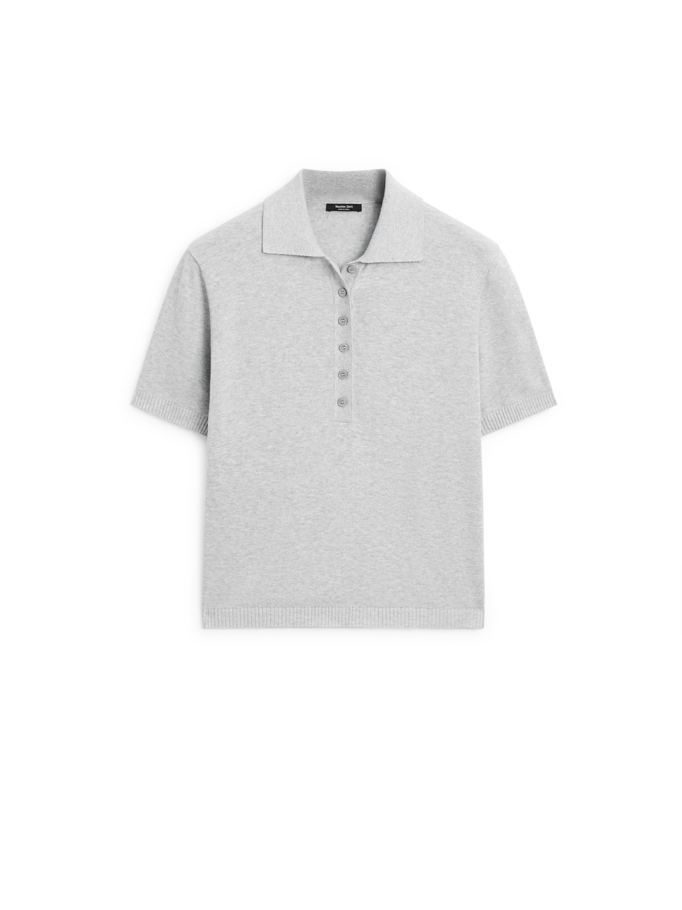 Pamuklu triko polo yaka kazak