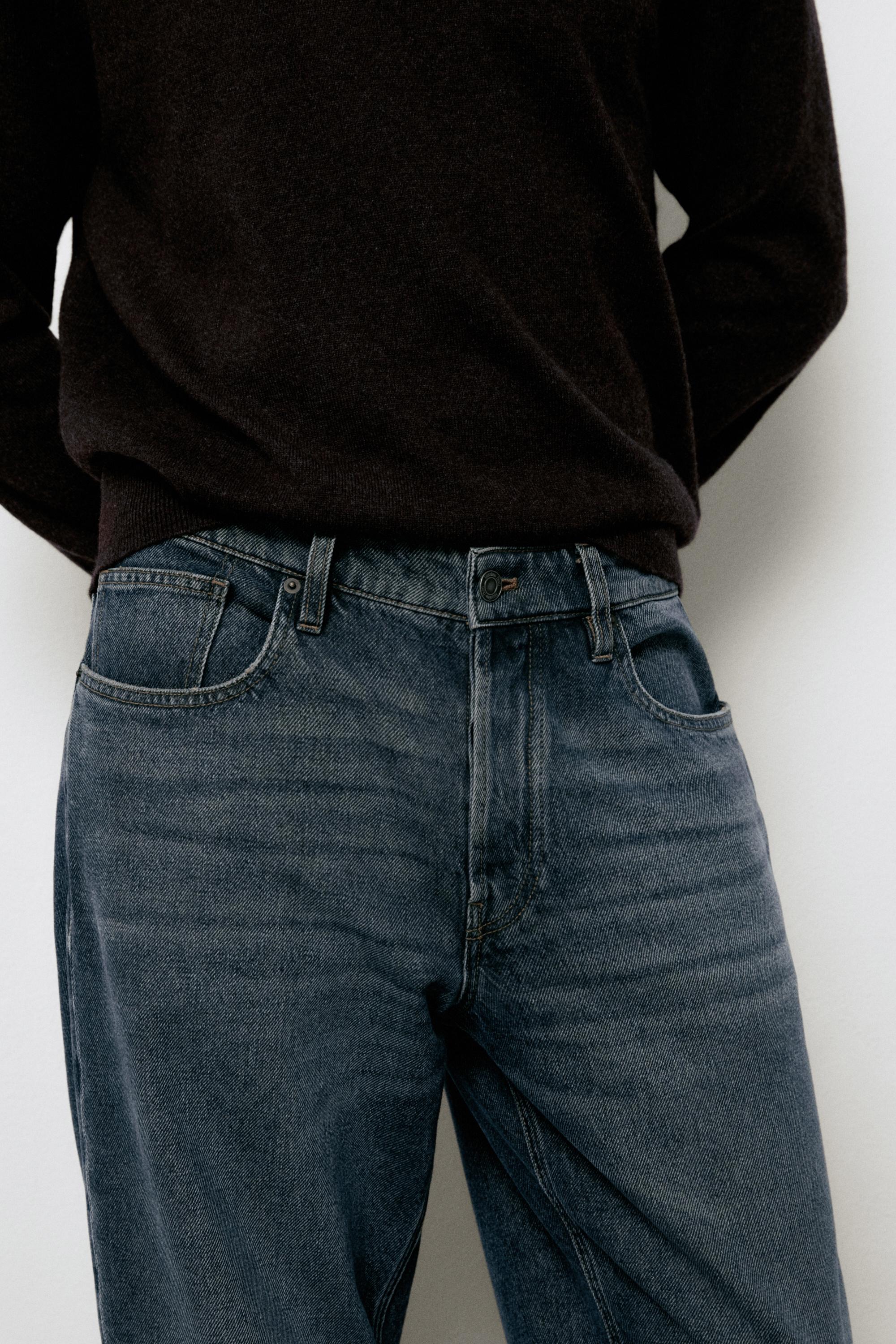 Slim fit cropped jeans — MEDIUM BLUE