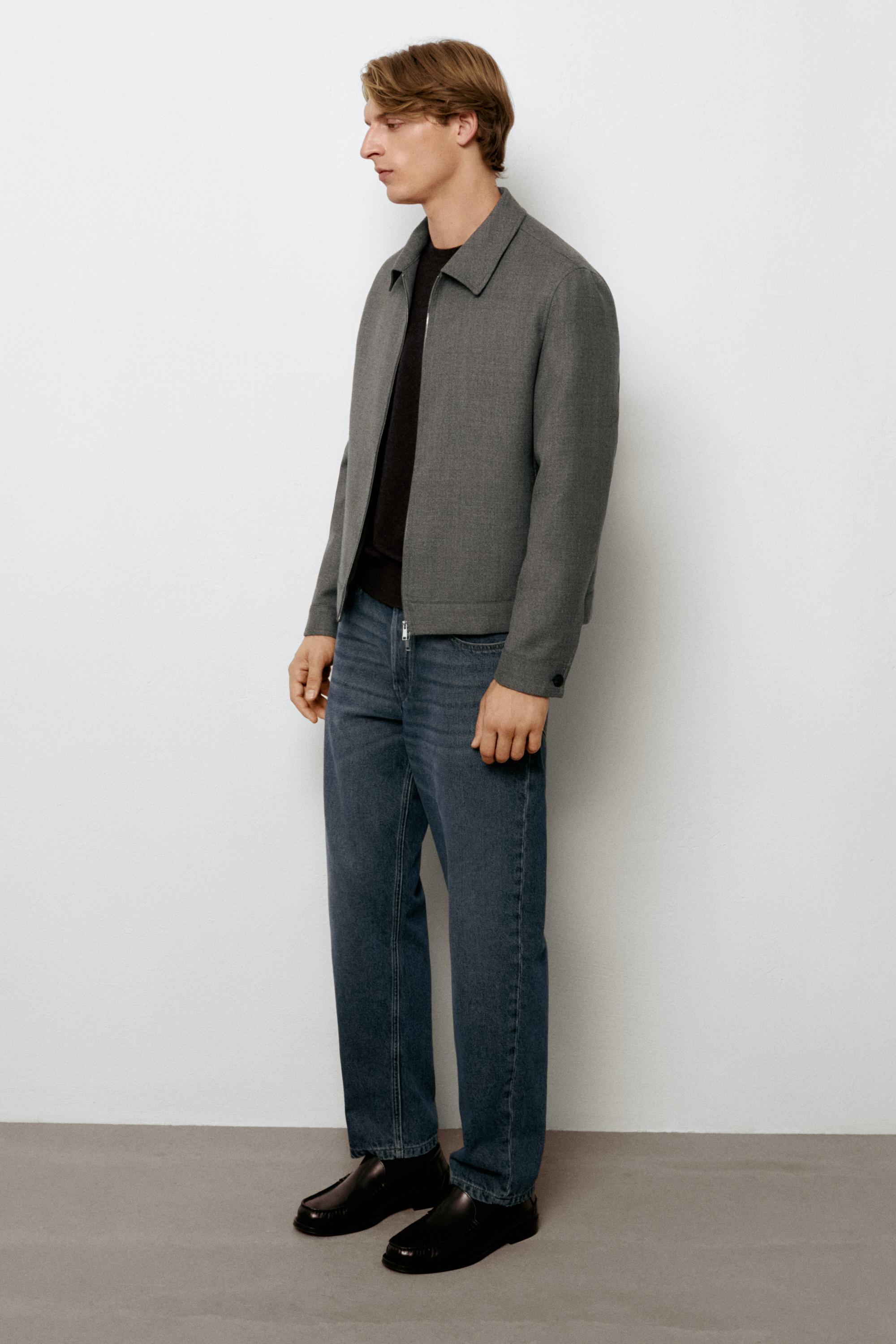 Slim fit cropped jeans — MEDIUM BLUE