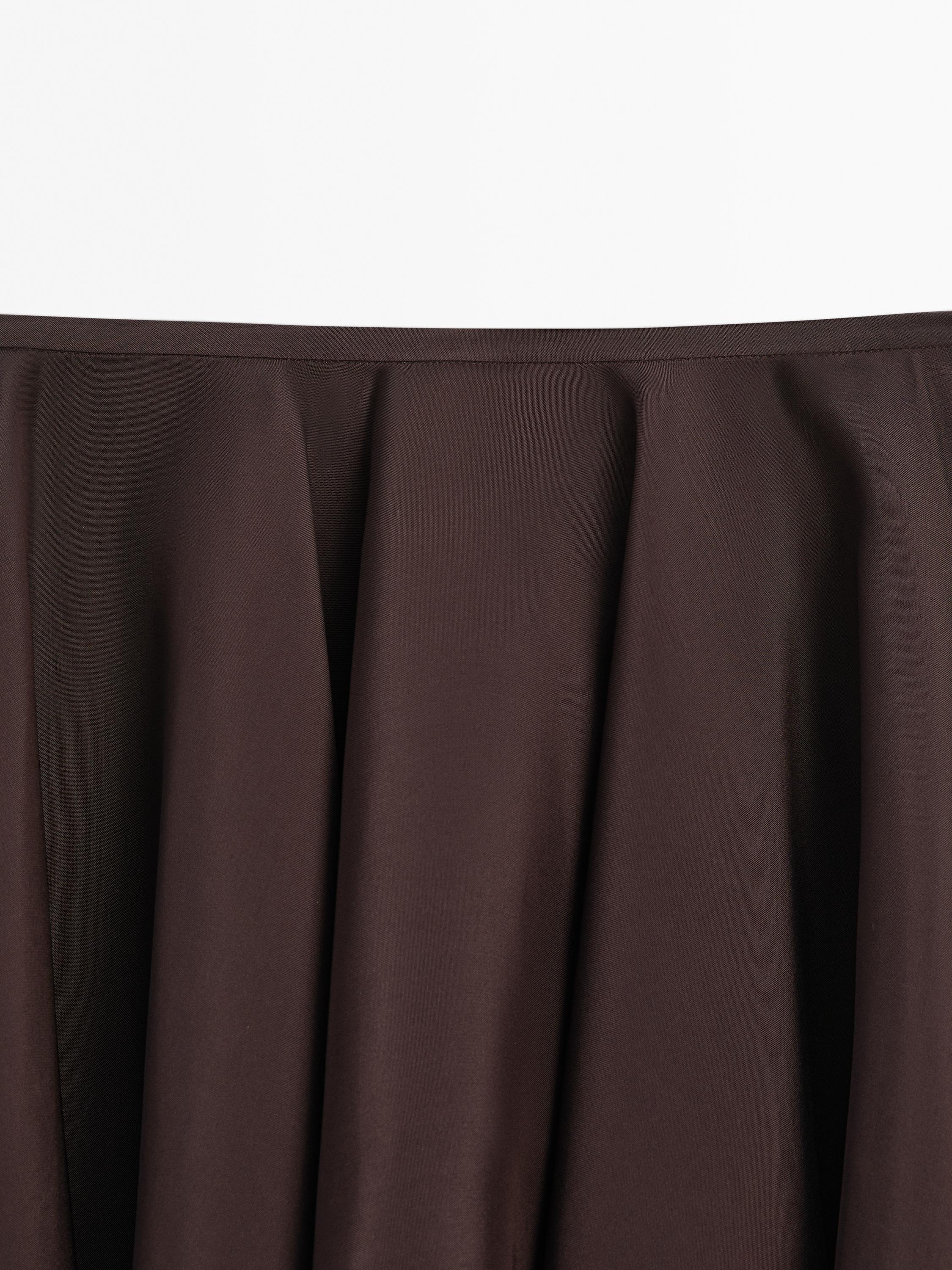 Flowing short skirt with flounce - Limited Edition
