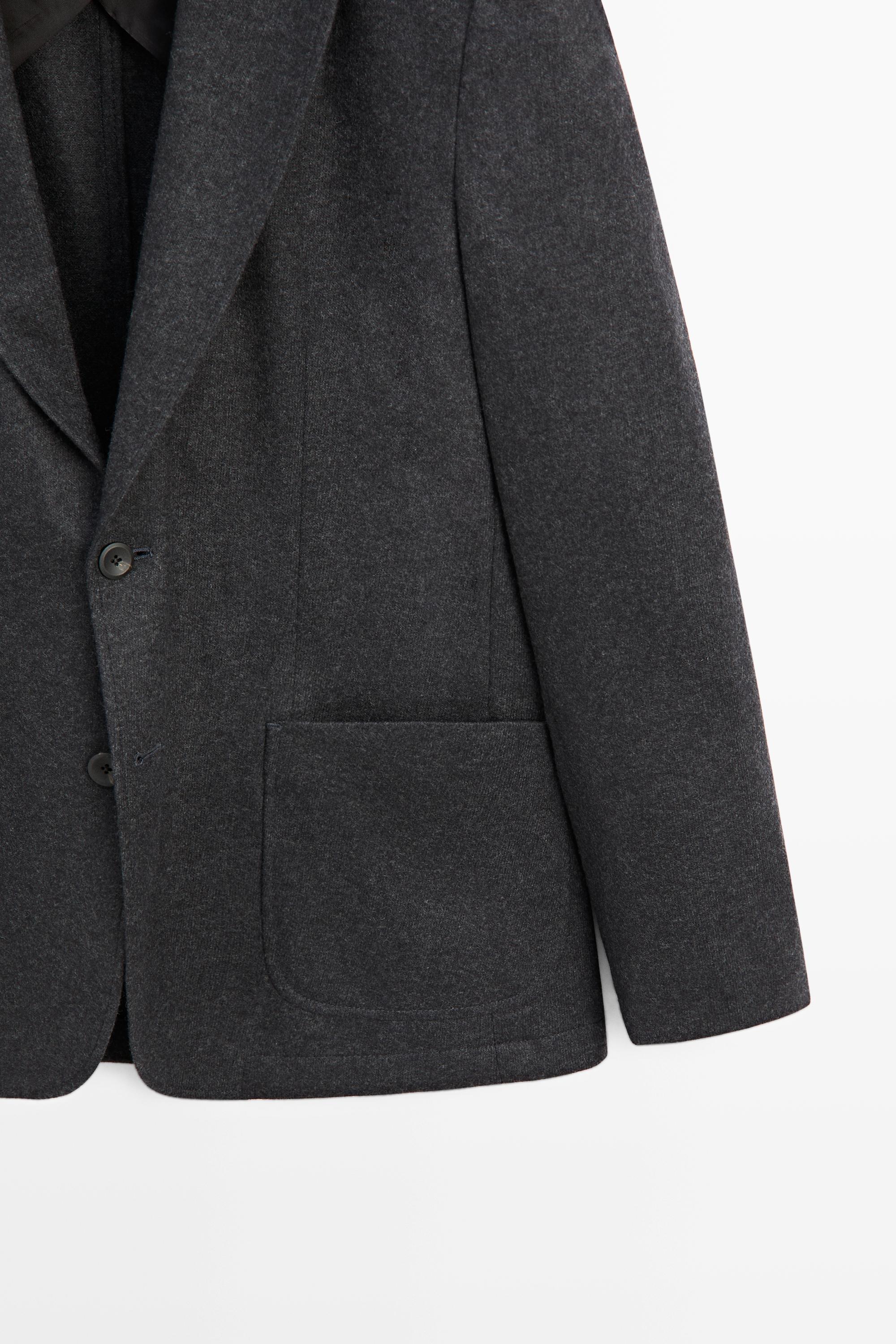 100% wool total look blazer — GREY
