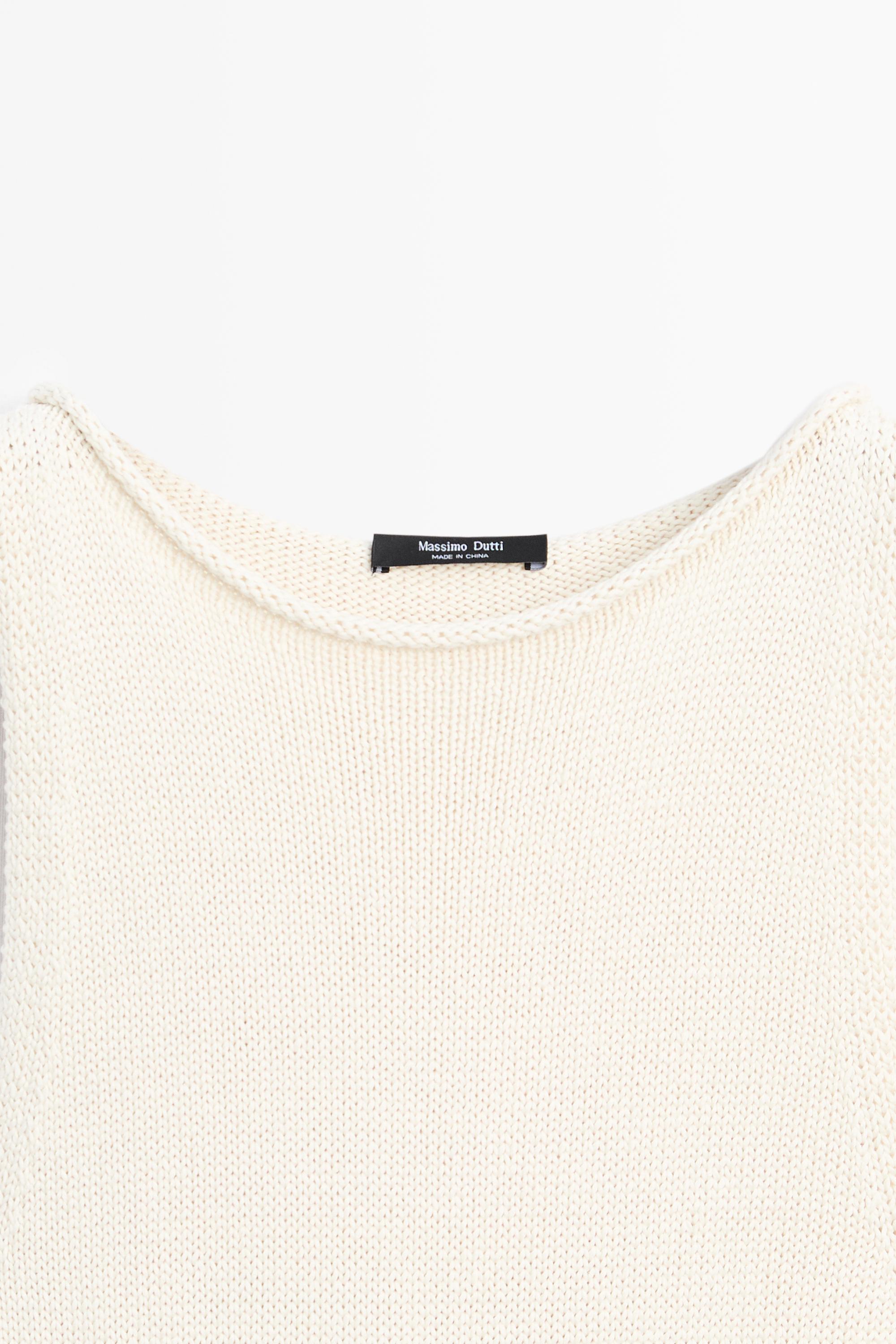 massimo dutti ribbed white dress Maxi Dress Massimo Dutti Ribbed Dress With Belt Massimo Dutti V-Neck Ribbed Belted Dress In