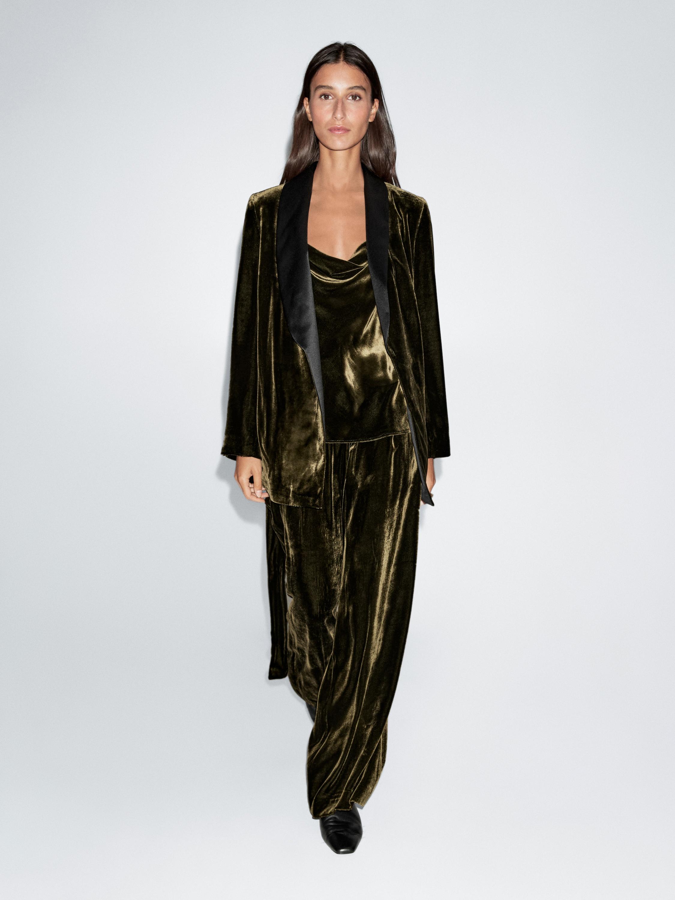 Velvet dinner jacket