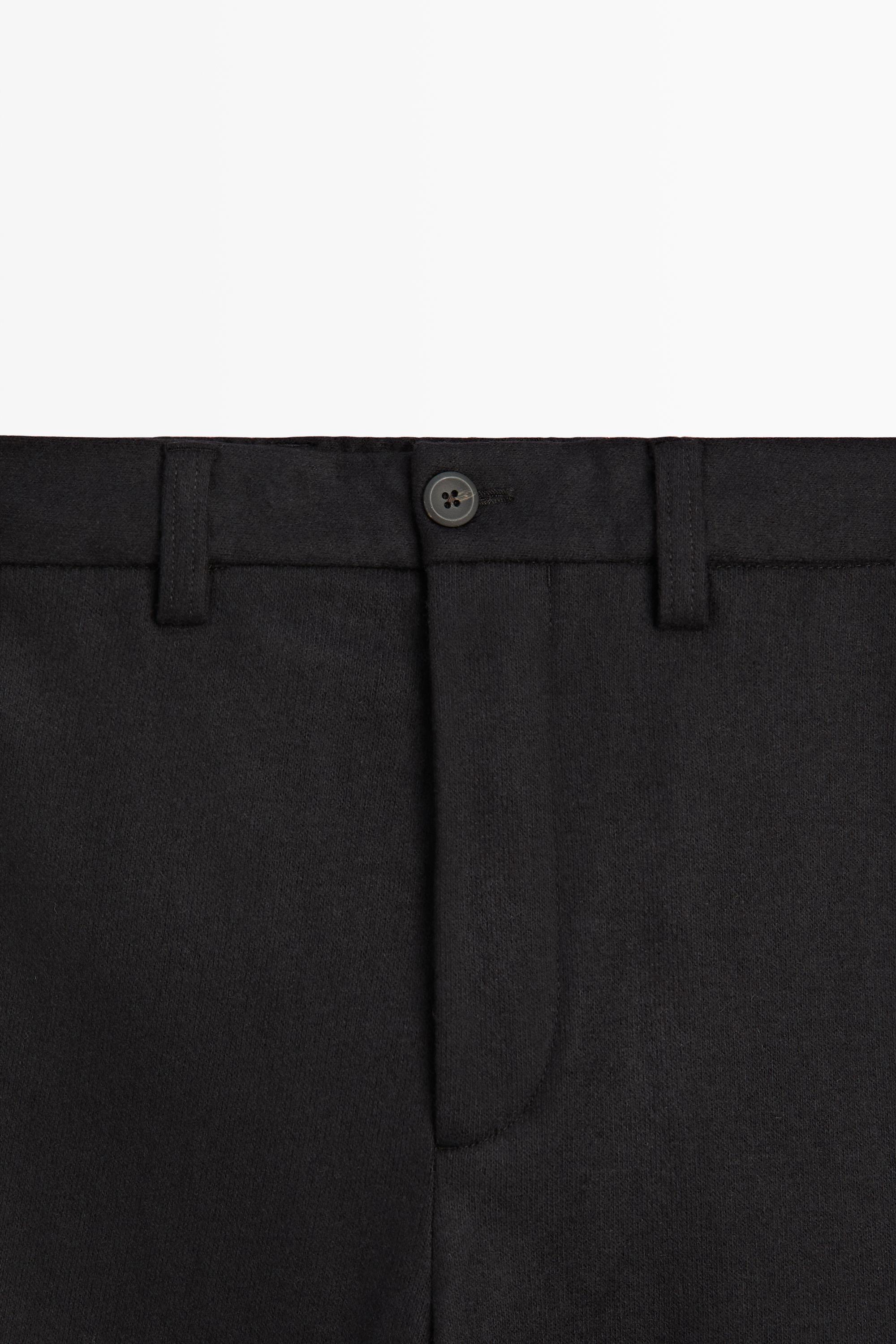 100% wool total look pants — NAVY BLUE