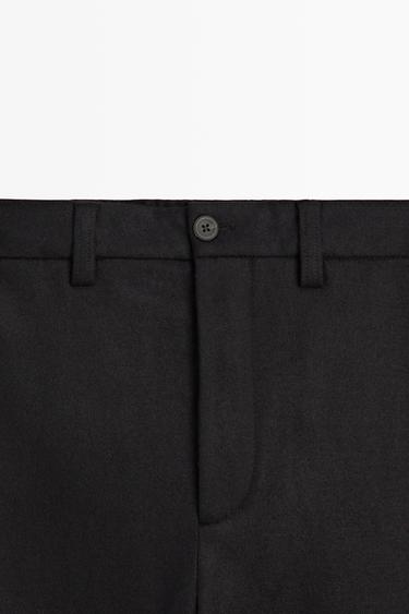100% wool suit pants — NAVY BLUE 4