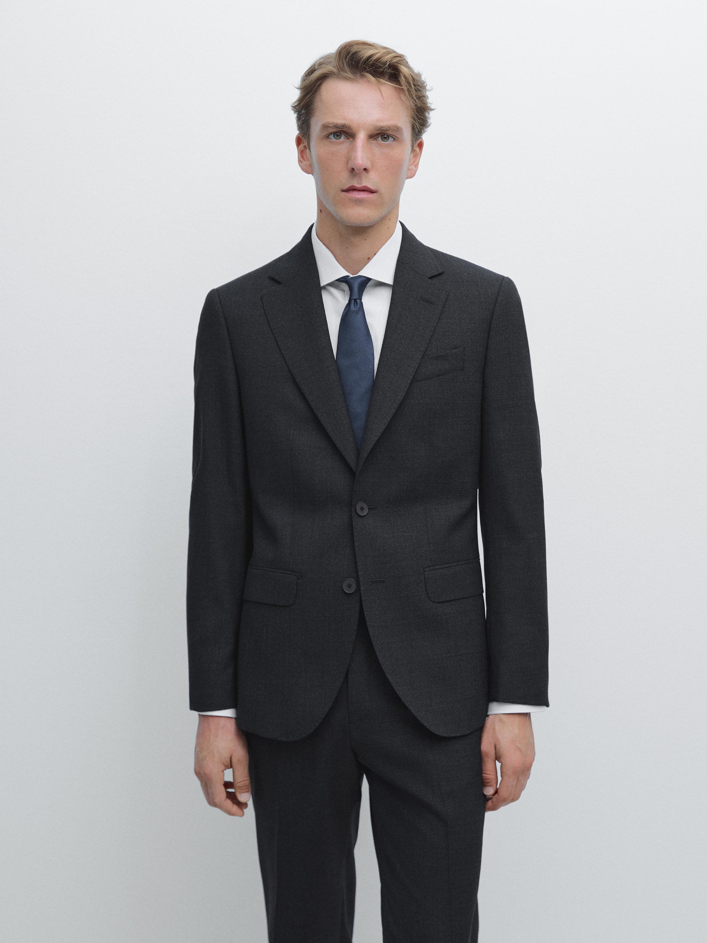 100% wool suit blazer