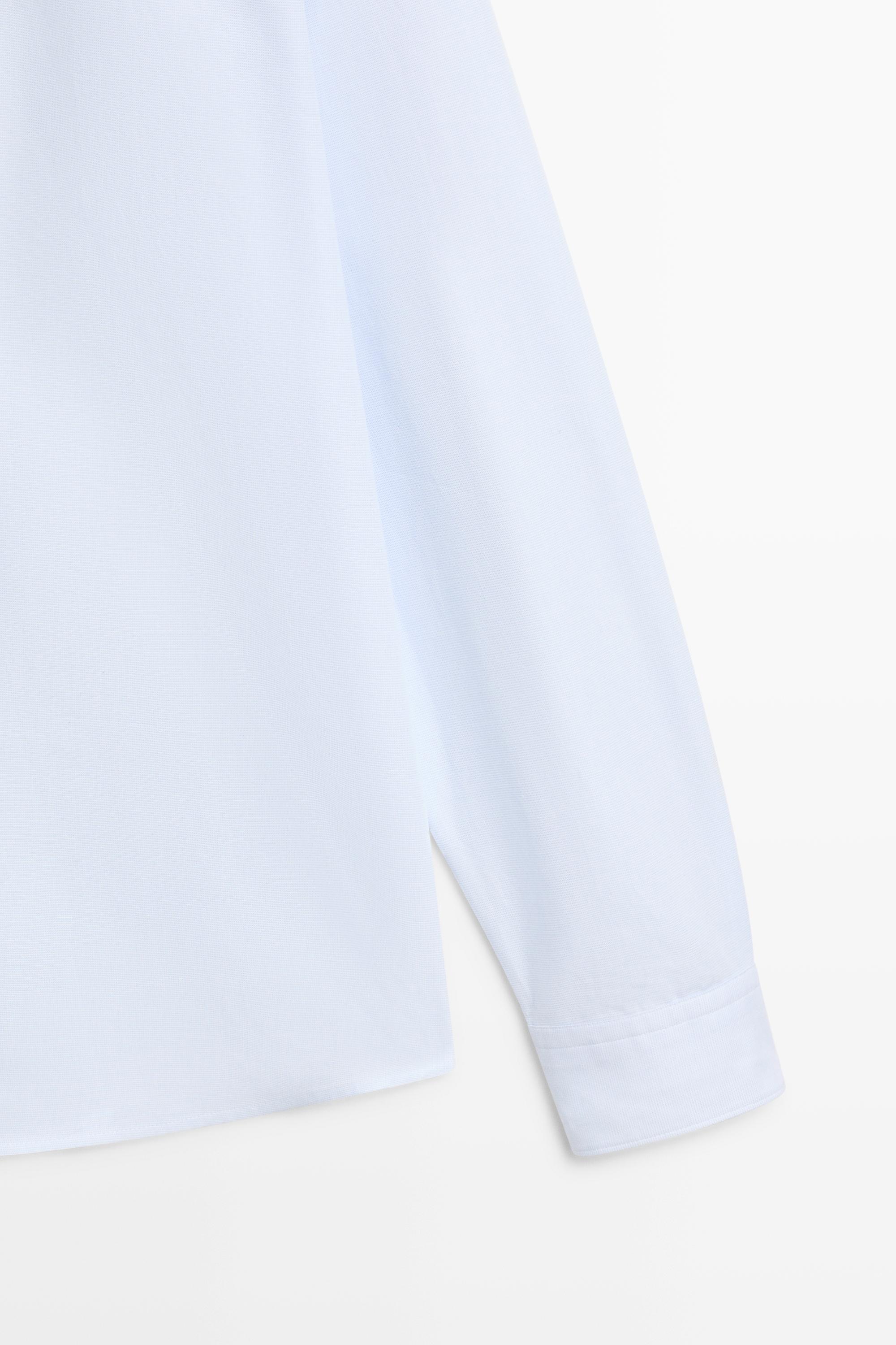 100% cotton regular fit shirt — Sky blue