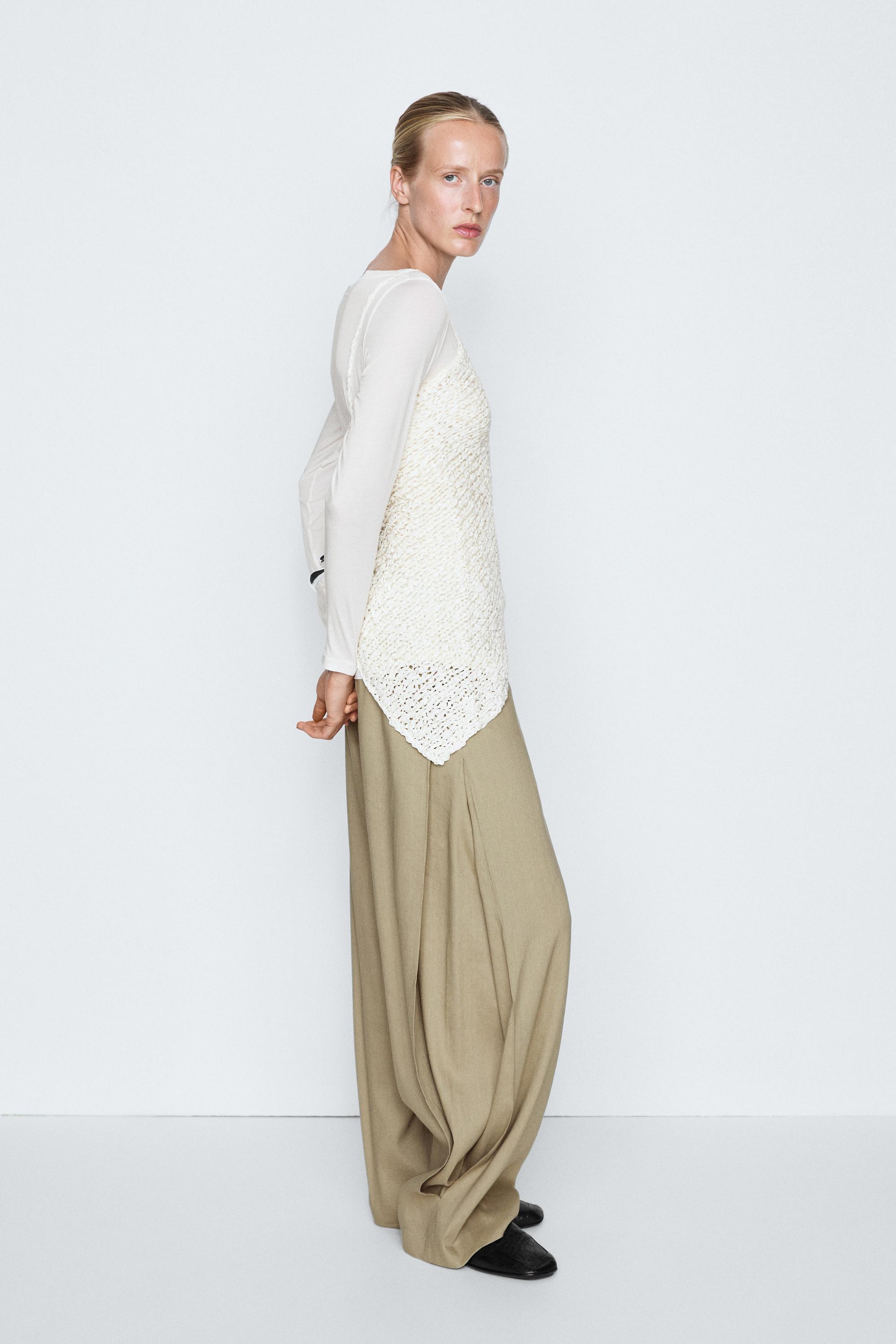 Asymmetrisches Netz-Top - STUDIO