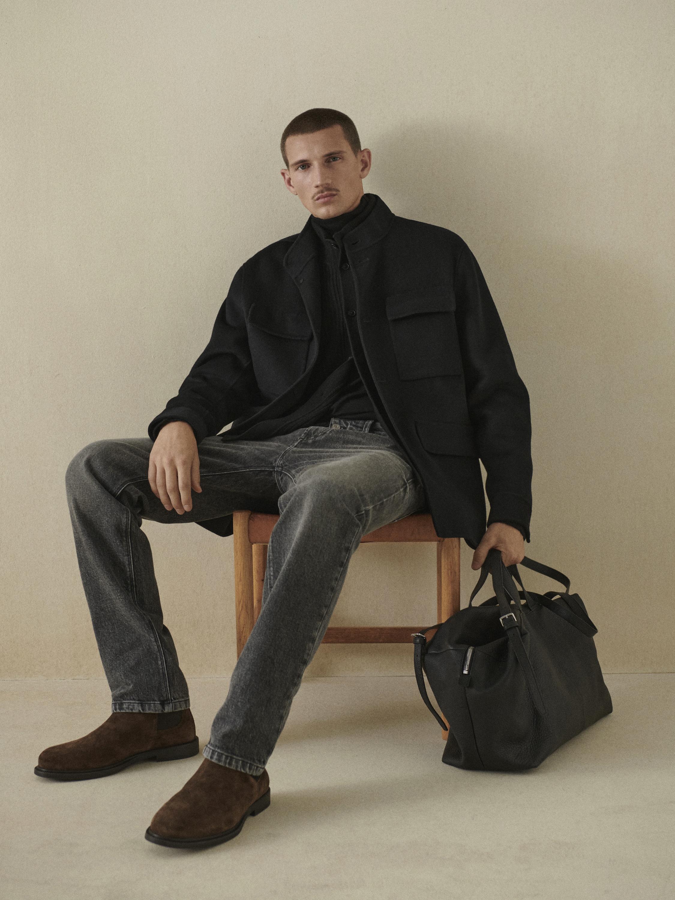 Split suede Chelsea boots