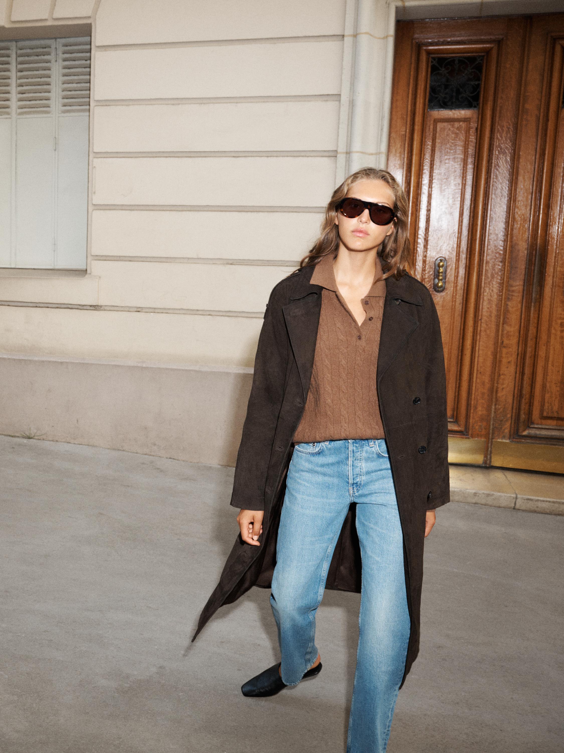 High rise bootcut fit jeans