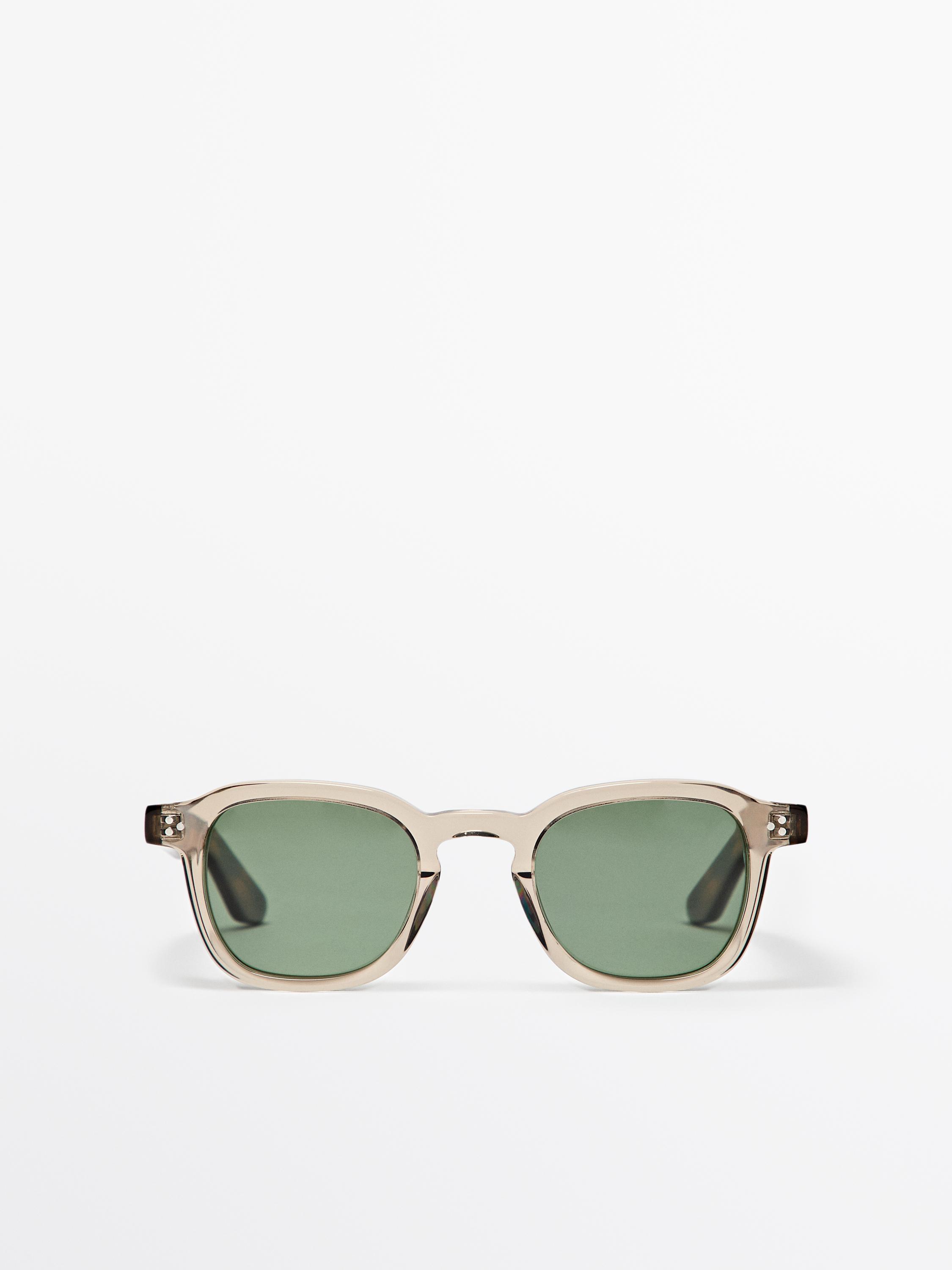 Round sunglasses — Yellow
