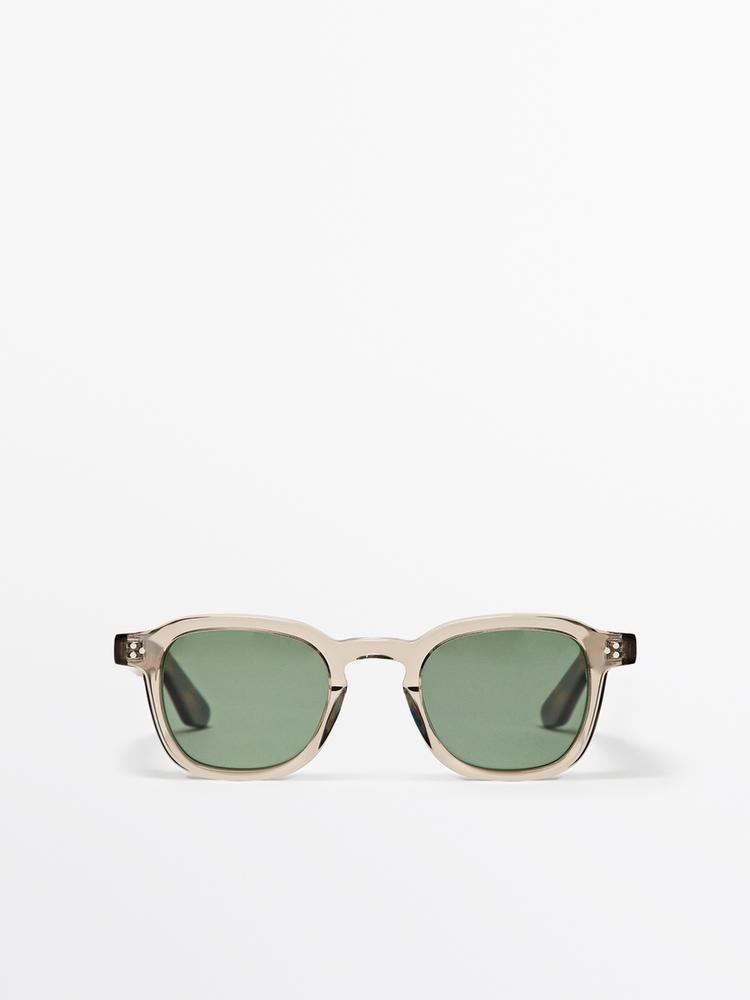 Round sunglasses — Yellow