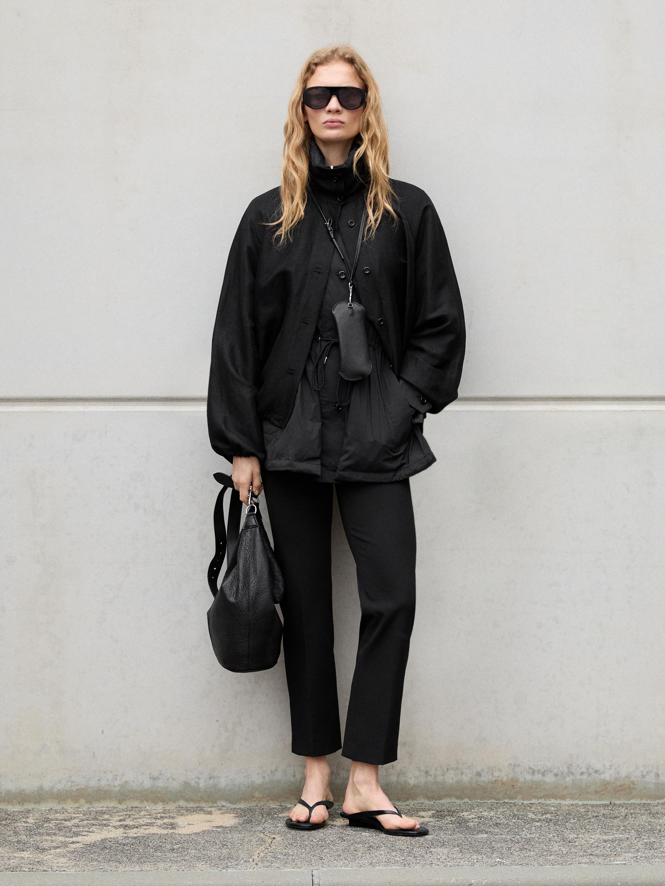 Bomber jacket with pocket details — Blue