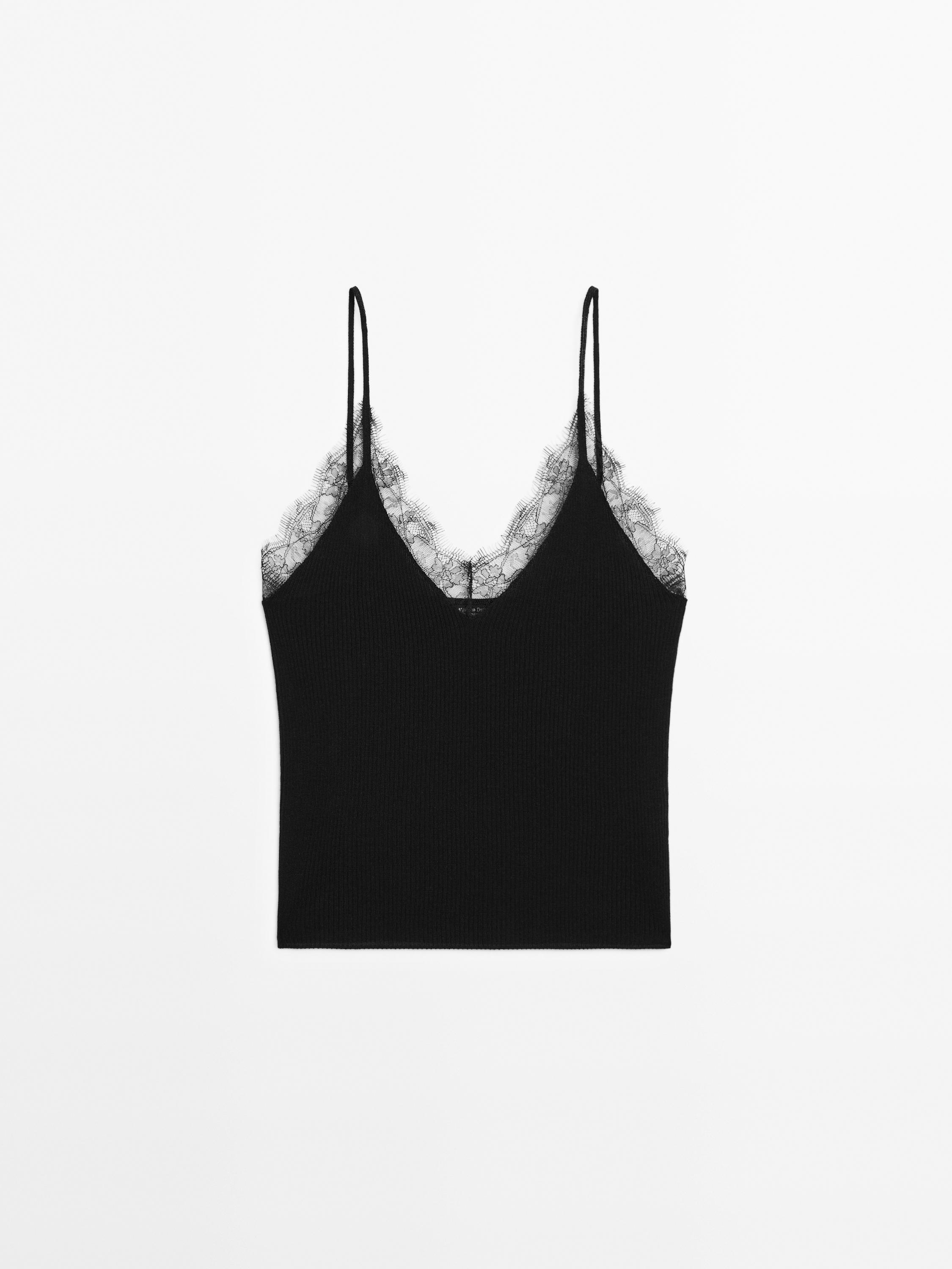 Lingerie lace top