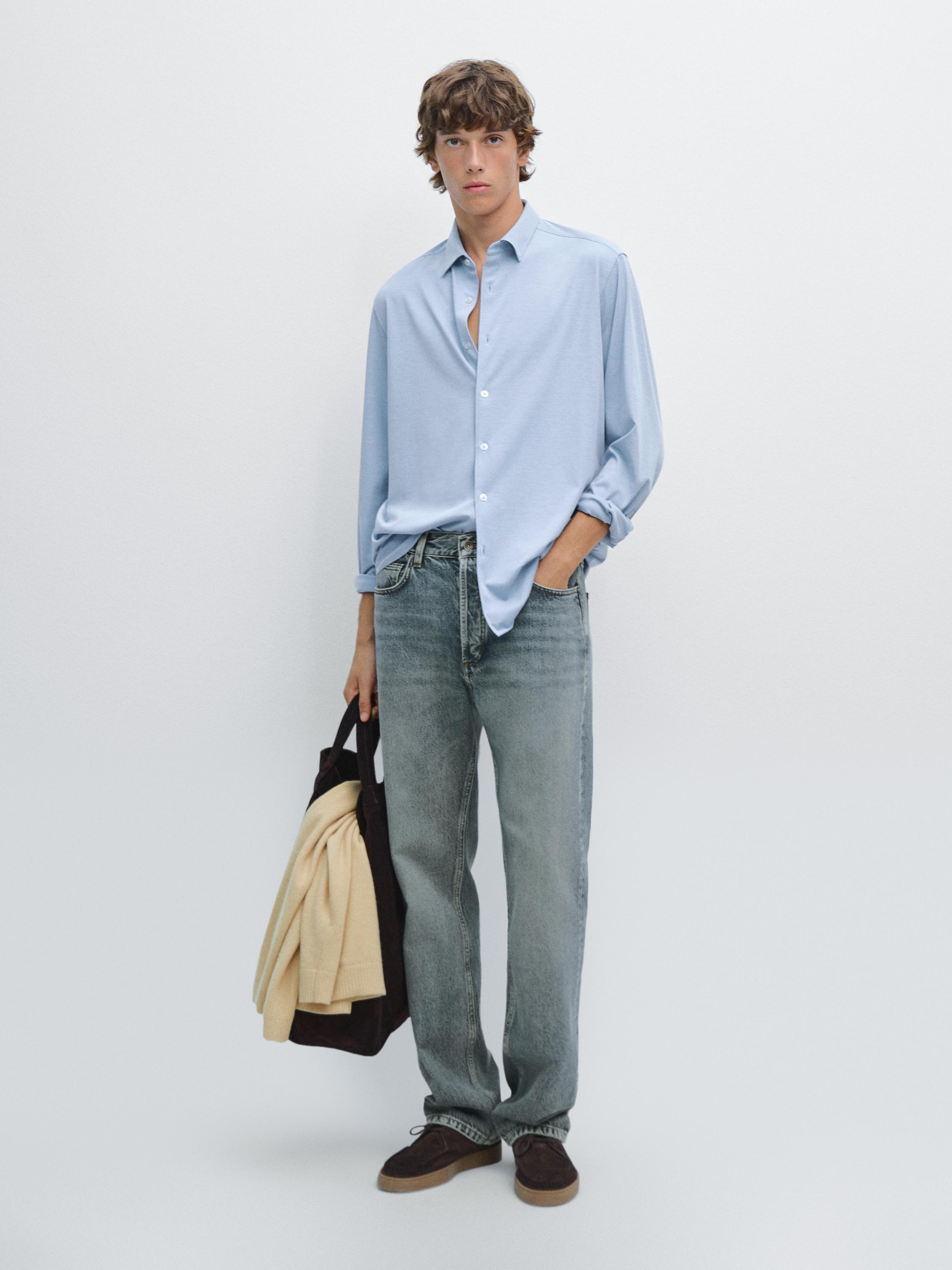 Camisa strech slim fit