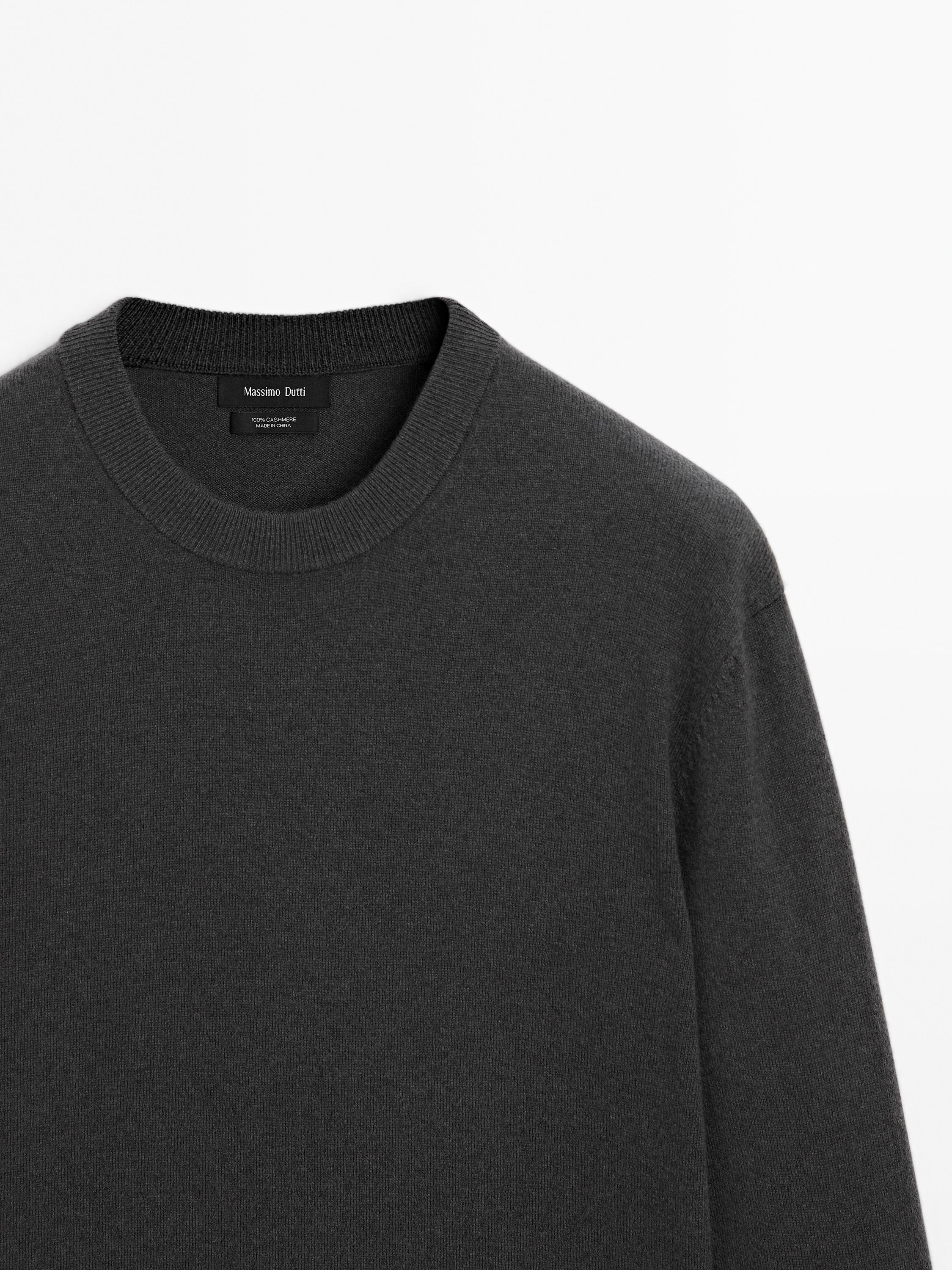 100% cashmere knit sweater